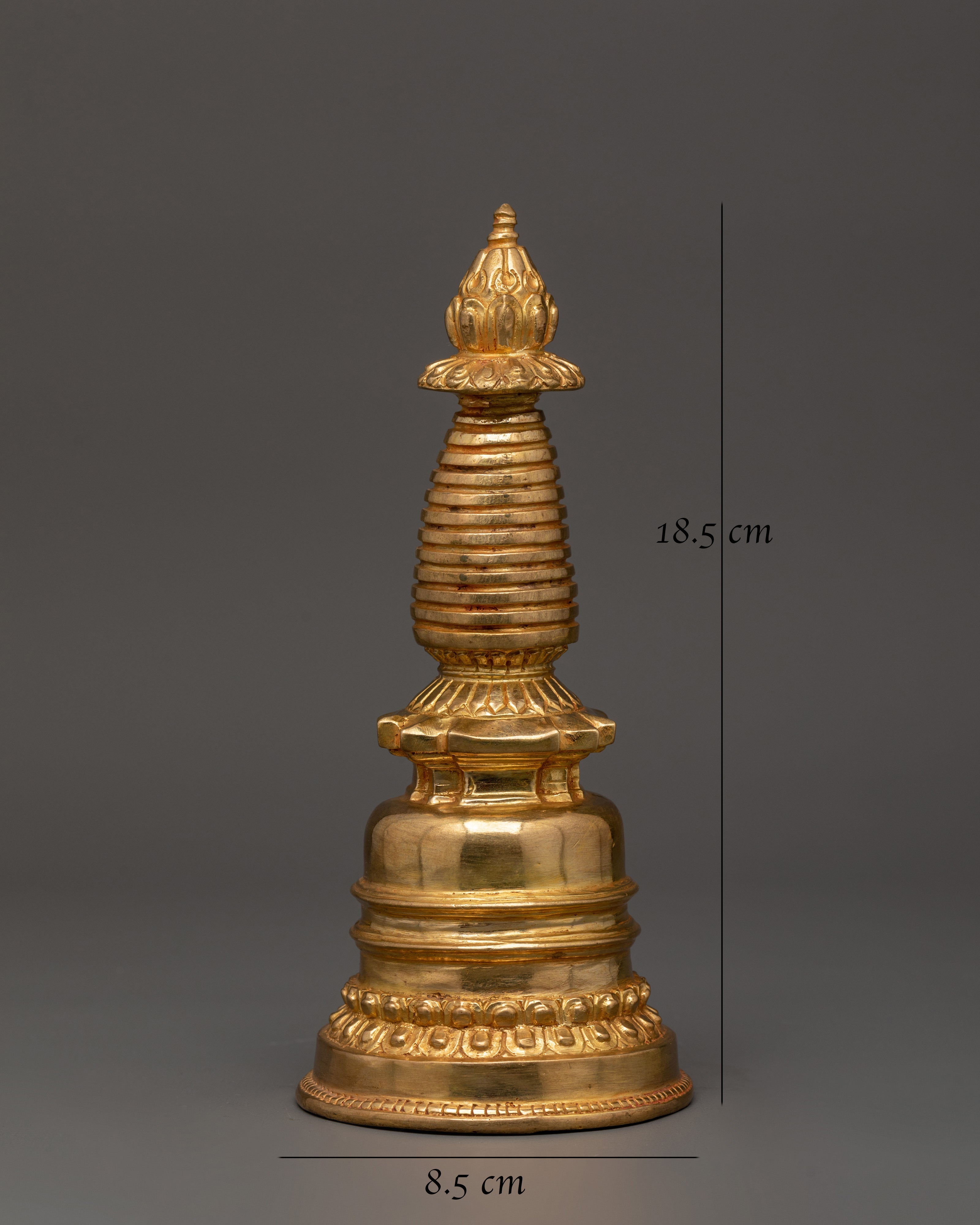 Gold Plated Buddhist Decor | Sacred Buddhist Sculpture