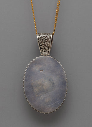 Jasper Locket Pendant | Spiritual Gemstone Necklace Amulet for Special Gifts