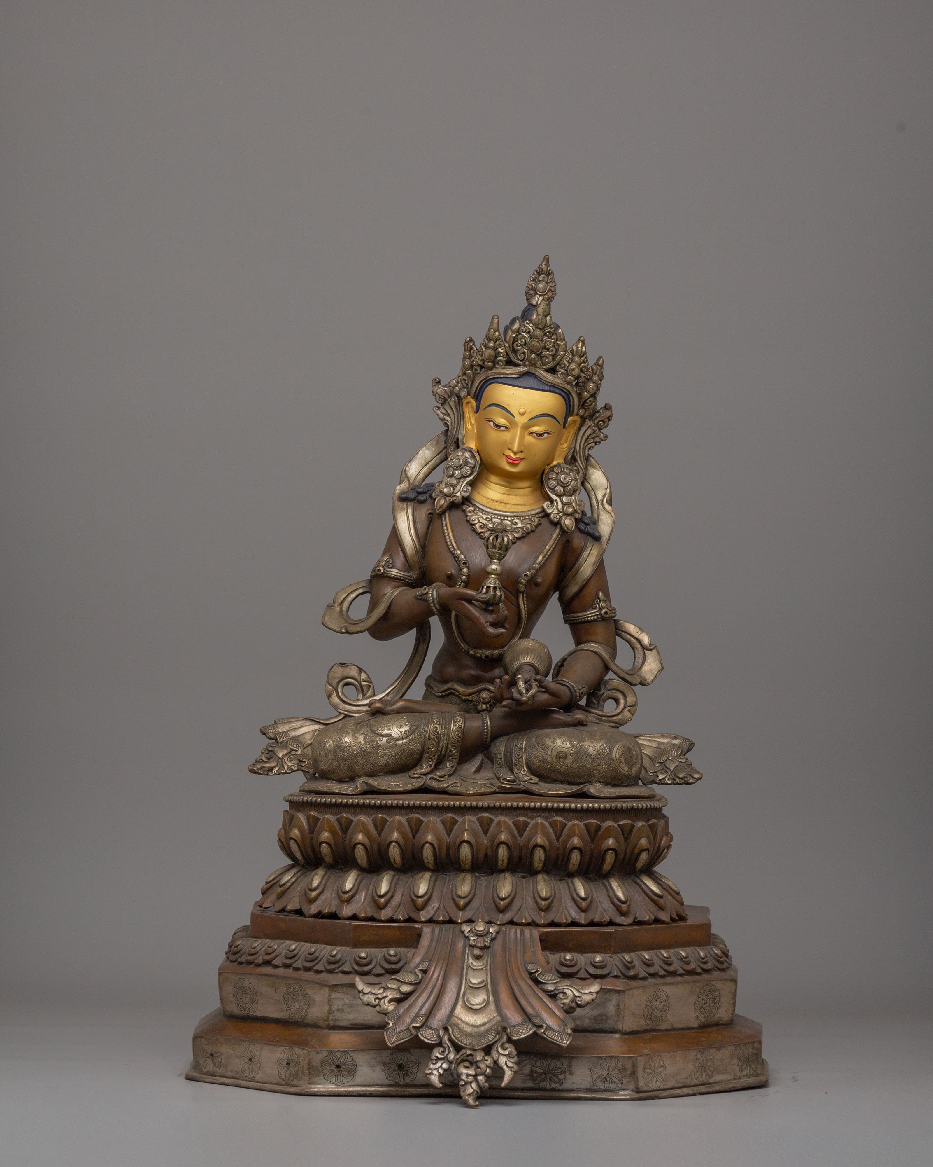 Traditional Vajrasattva Buddha Statue | Buddhist Artwork for Spiritual Practices
