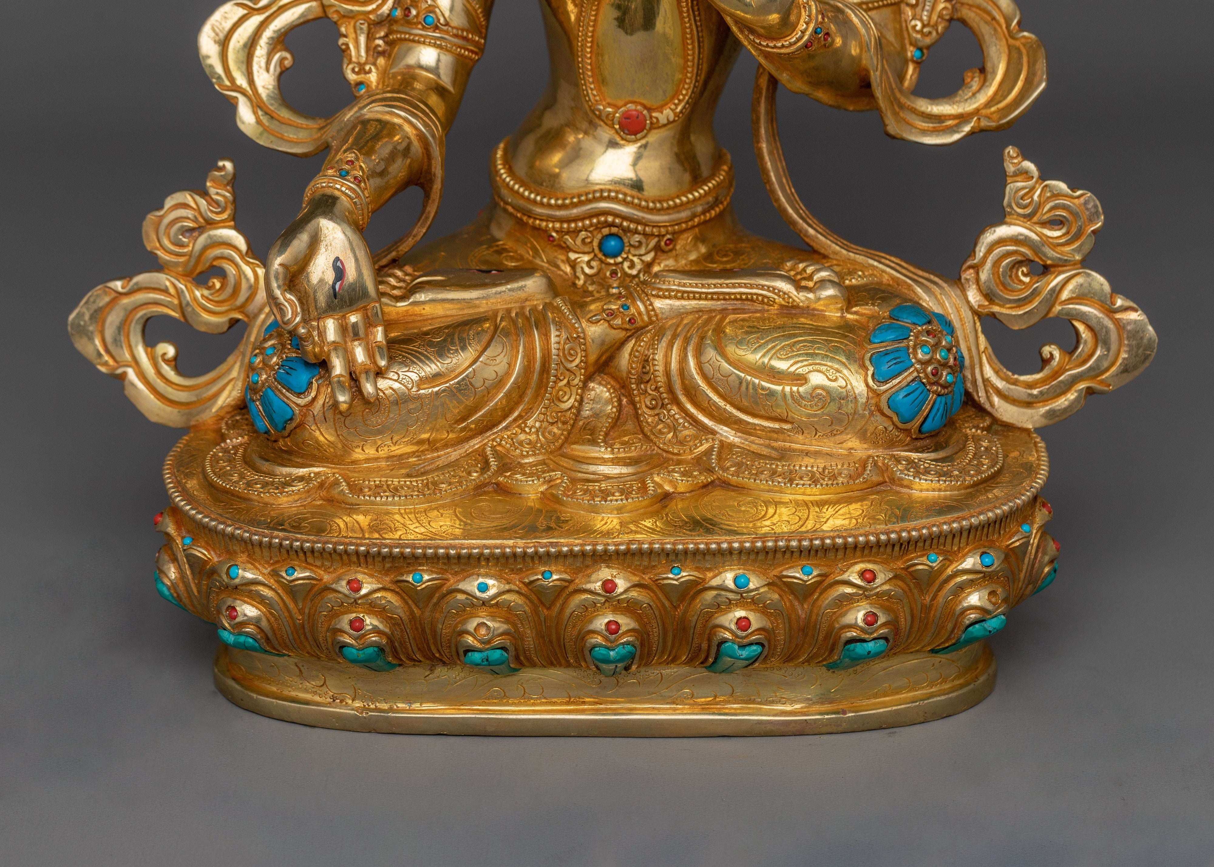 White Tara Handcrafted Statue | Sita Tara - Female Deity of Protection