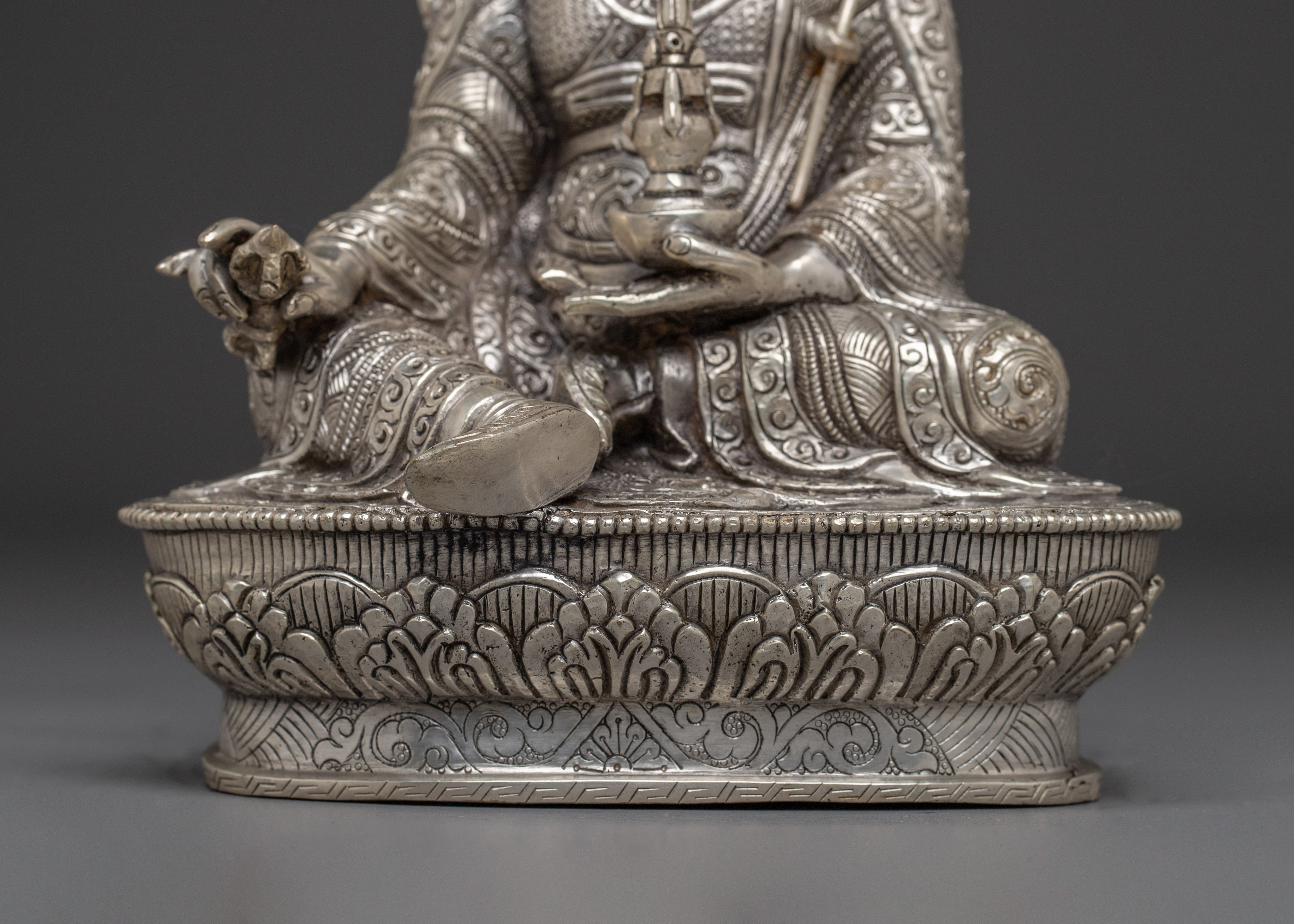Nepalese Spiritual Statue of Guru Rinpoche | Padmasambhava Deity