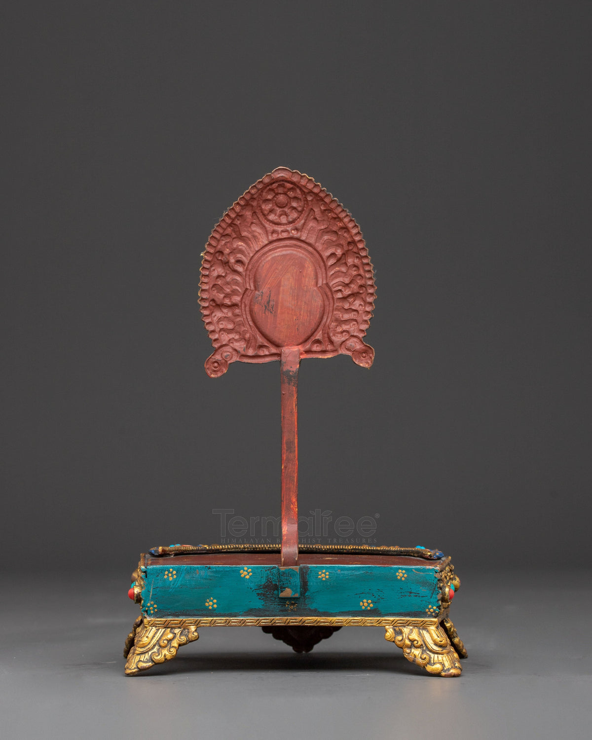 Himalayan Buddhist Throne | Sacred Seat for Deity Statues and Altar