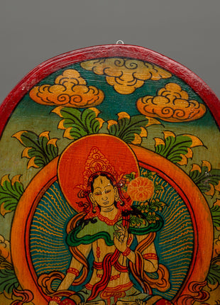 White Tara Wall Hanging | Symbol of Compassion and Healing