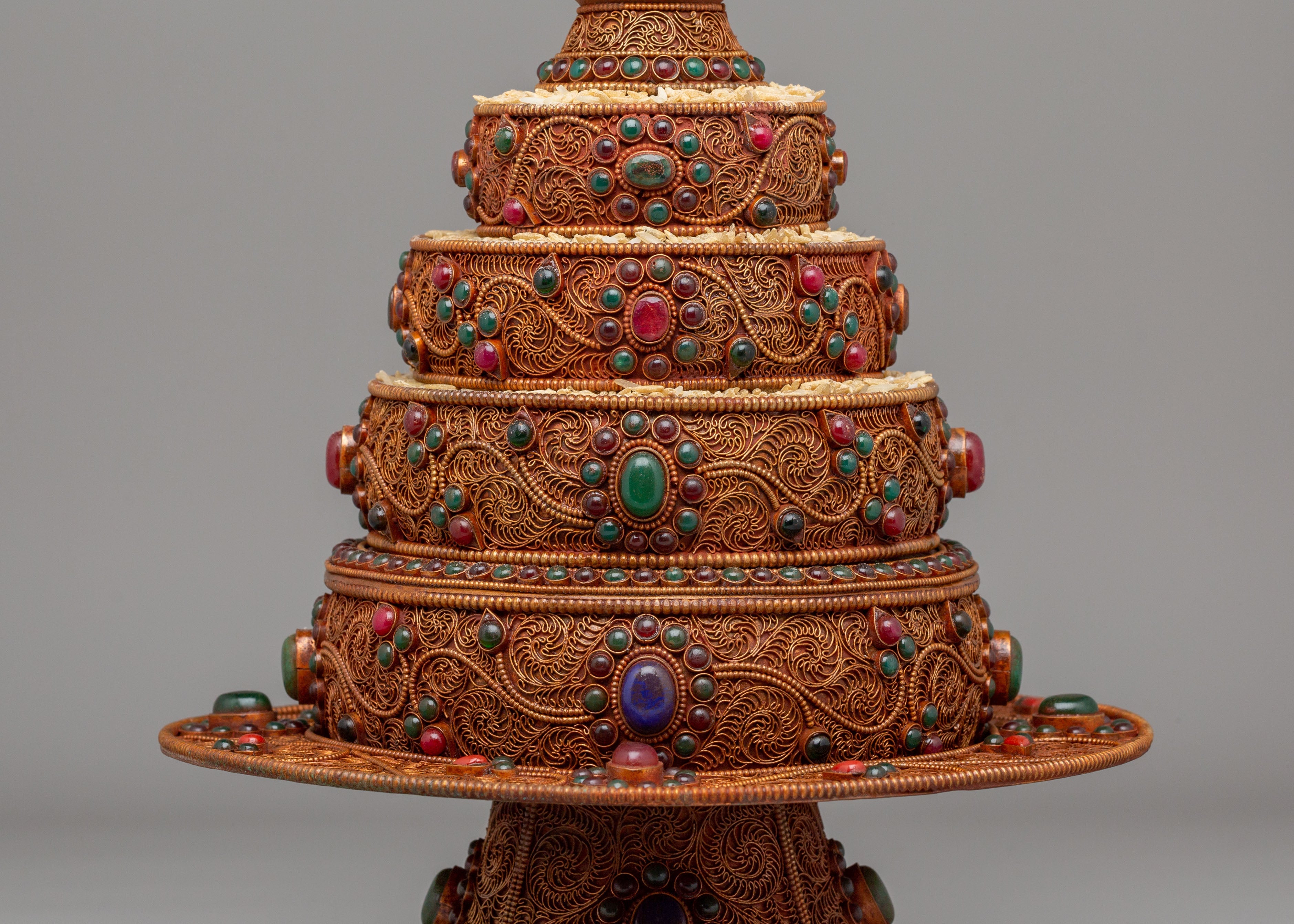 Tibetan Altar Mandala Offering | Spiritual Meditation Decor