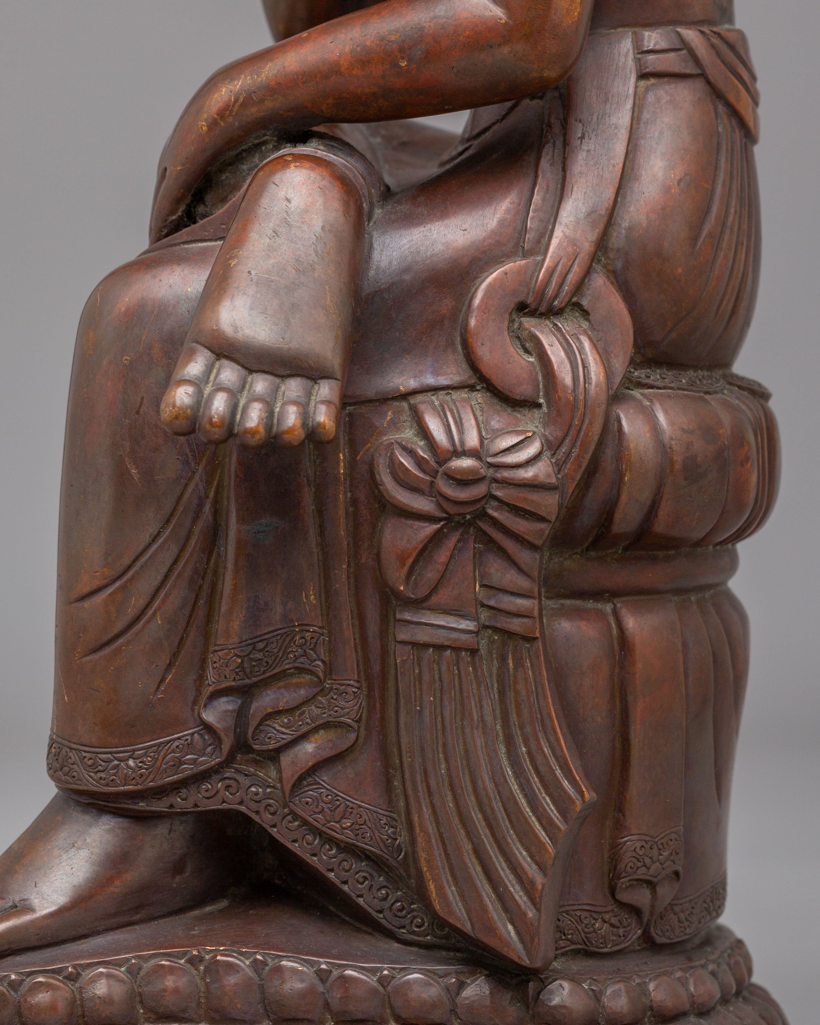 Tibetan Maitreya Buddha Sculpture | Symbol of Future Enlightenment