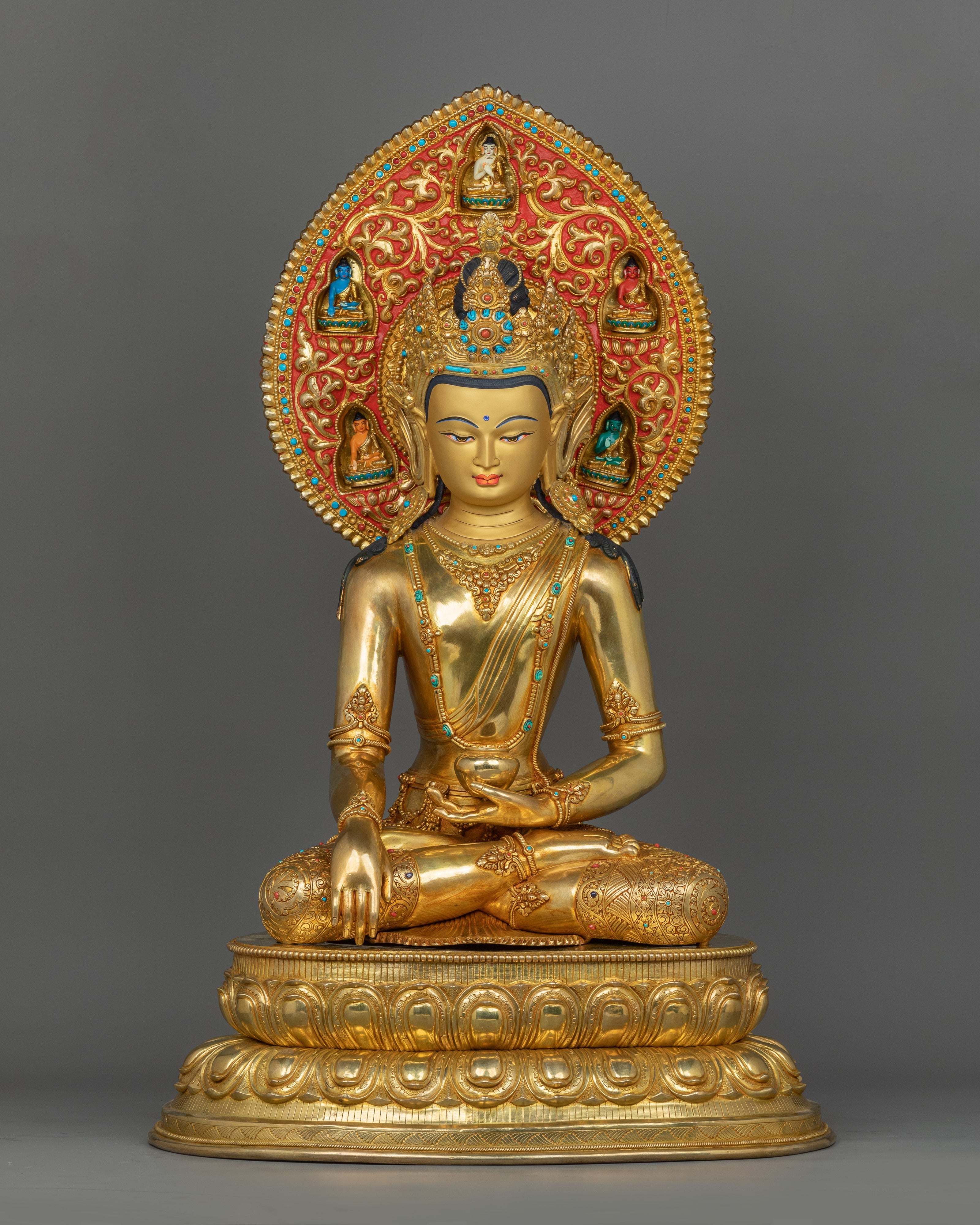 enlightened-buddha-with-crown