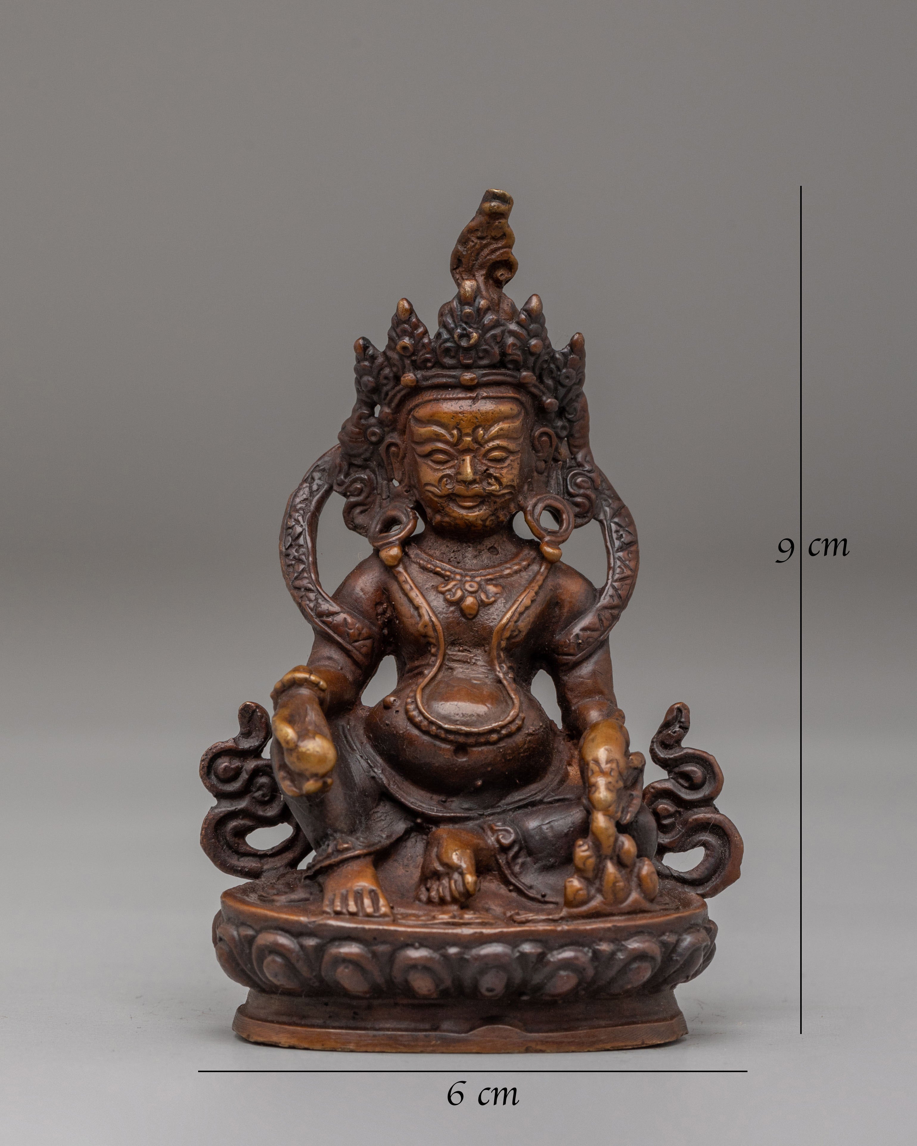 Himalayan Yellow Dzambhala Statue | Machine Made Sculpture