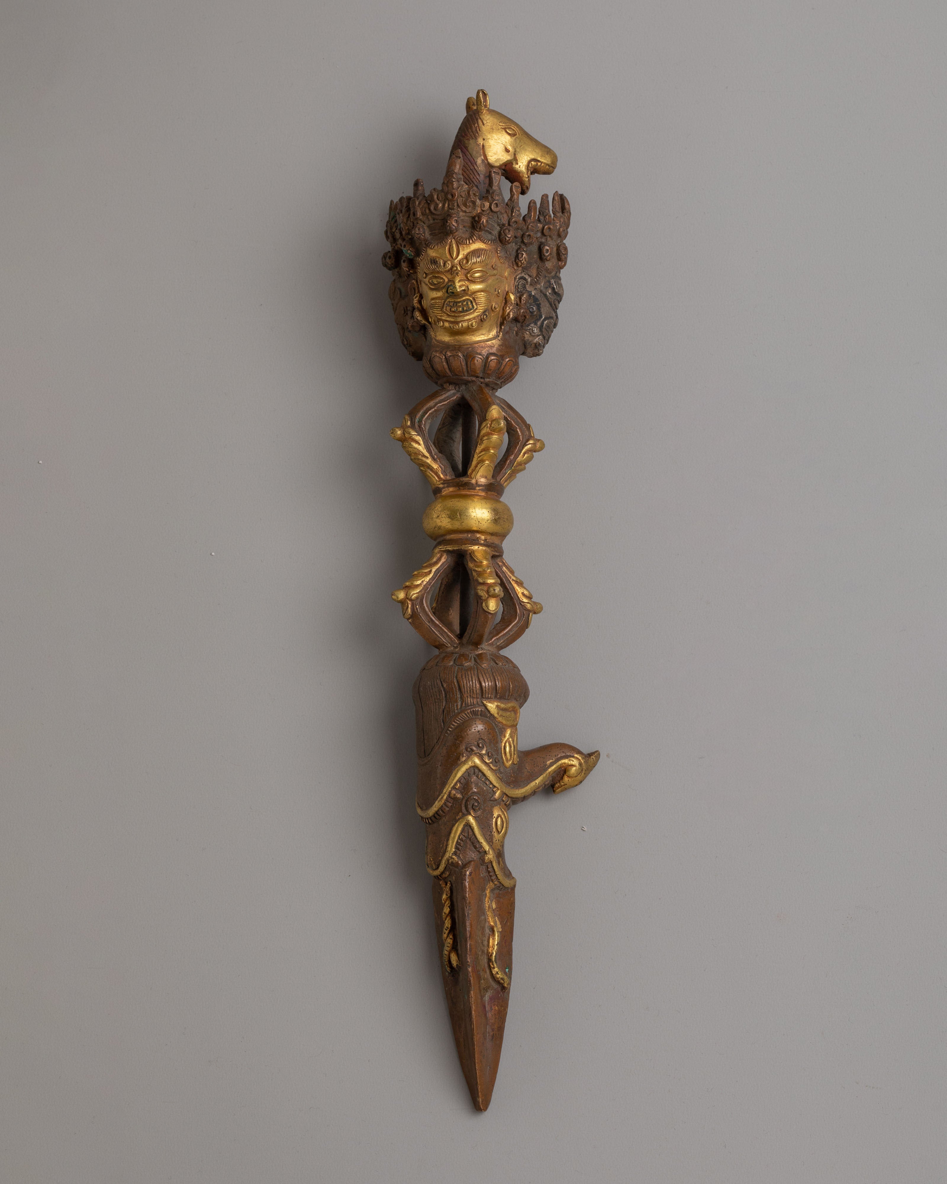 Traditional Sacred Ritual Dagger | Tibetan Phurba Altar Tool