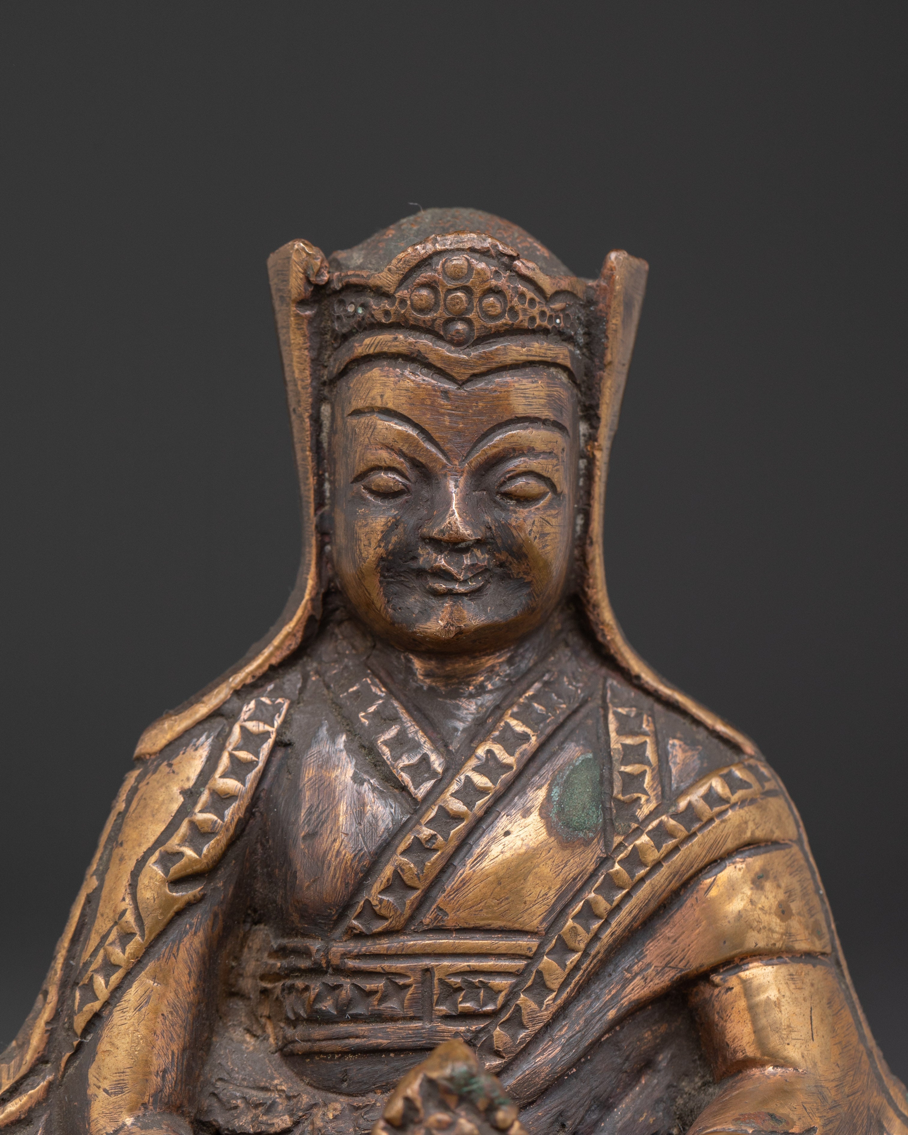 Spiritual Master Gompopa Statue | Tibetan Buddhist Art