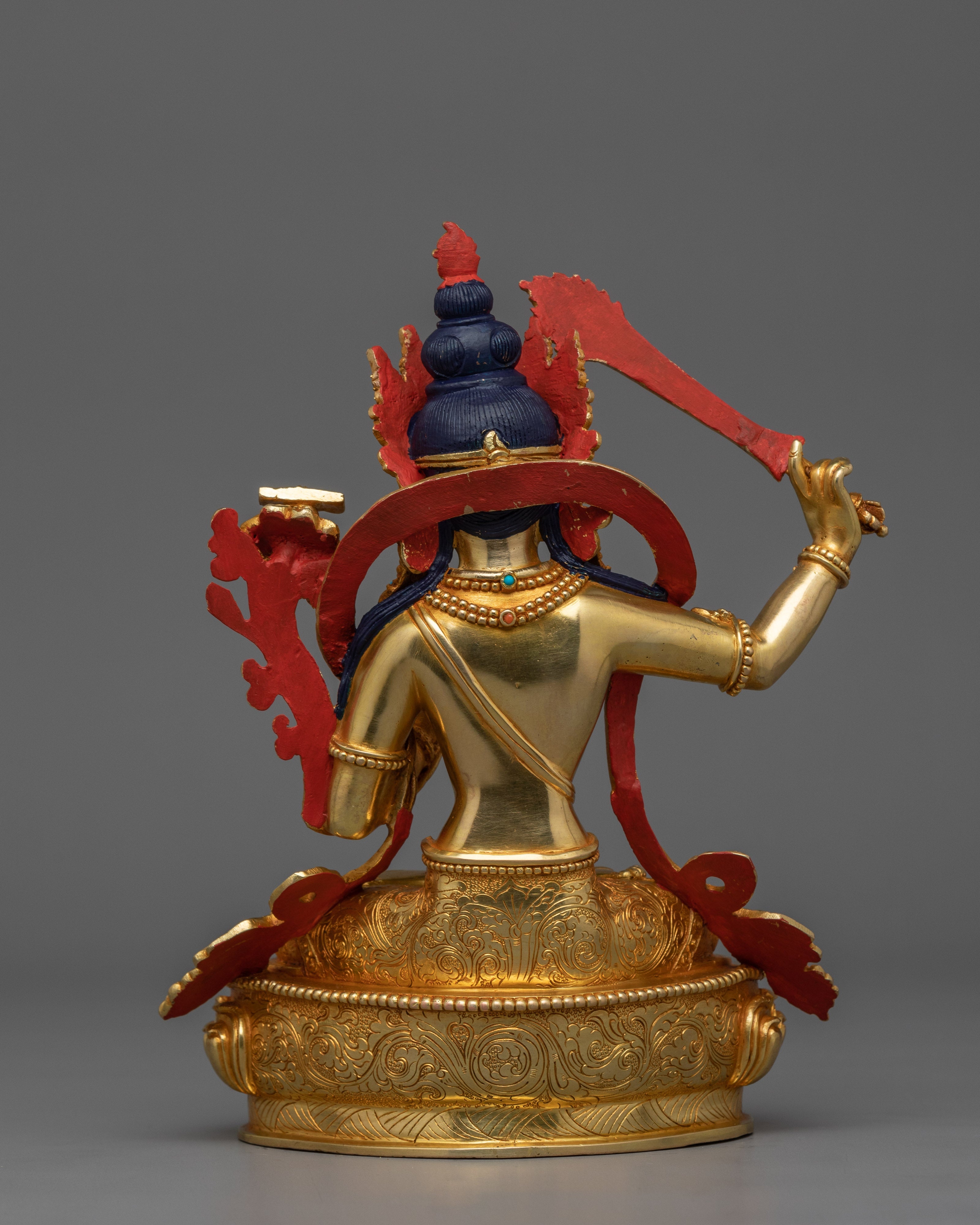Handmade Golden Manjushri |The Bodhisattva of Wisdom