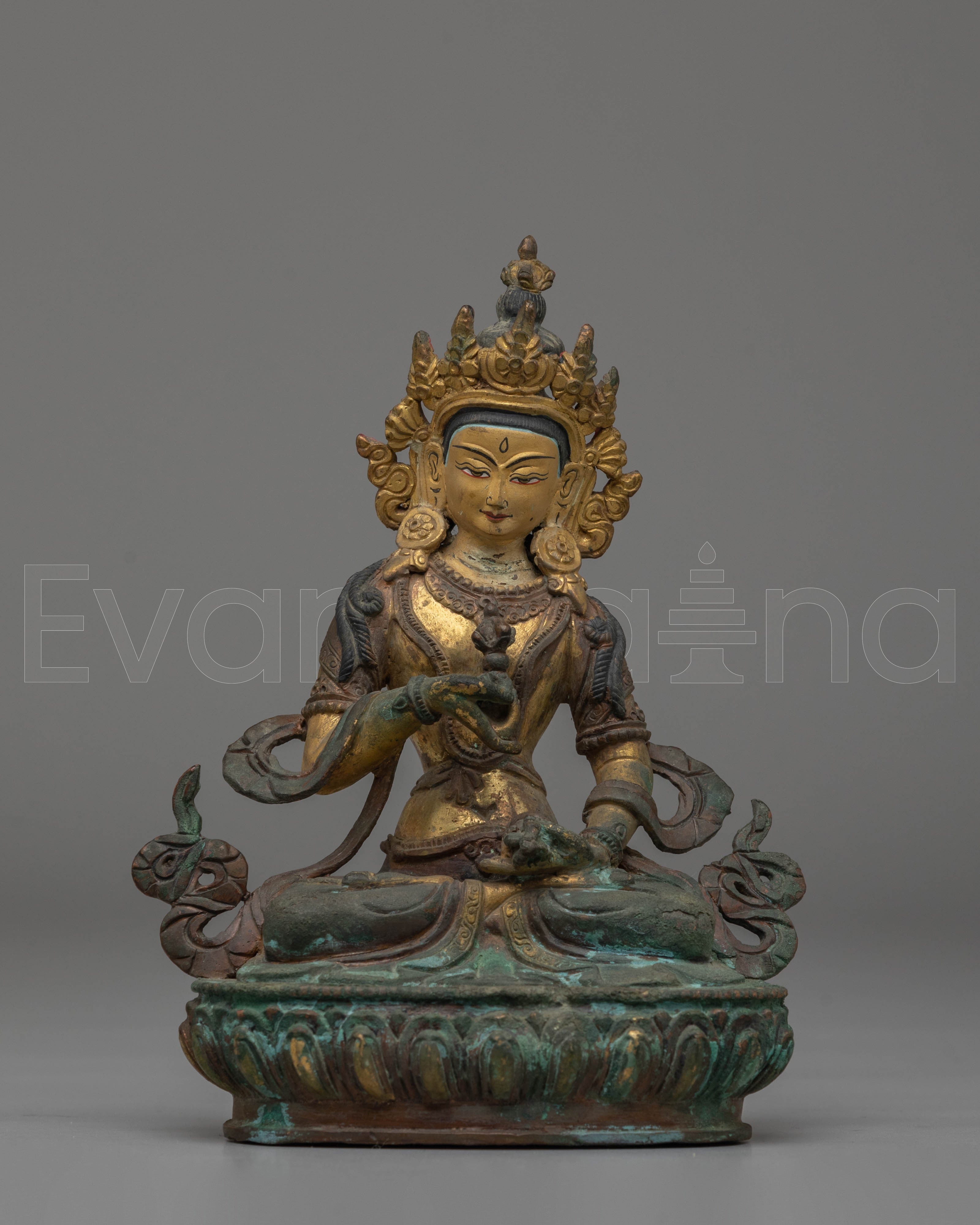 Copper Vajrasattva Sacred Statue | Handcrafted Spiritual Art