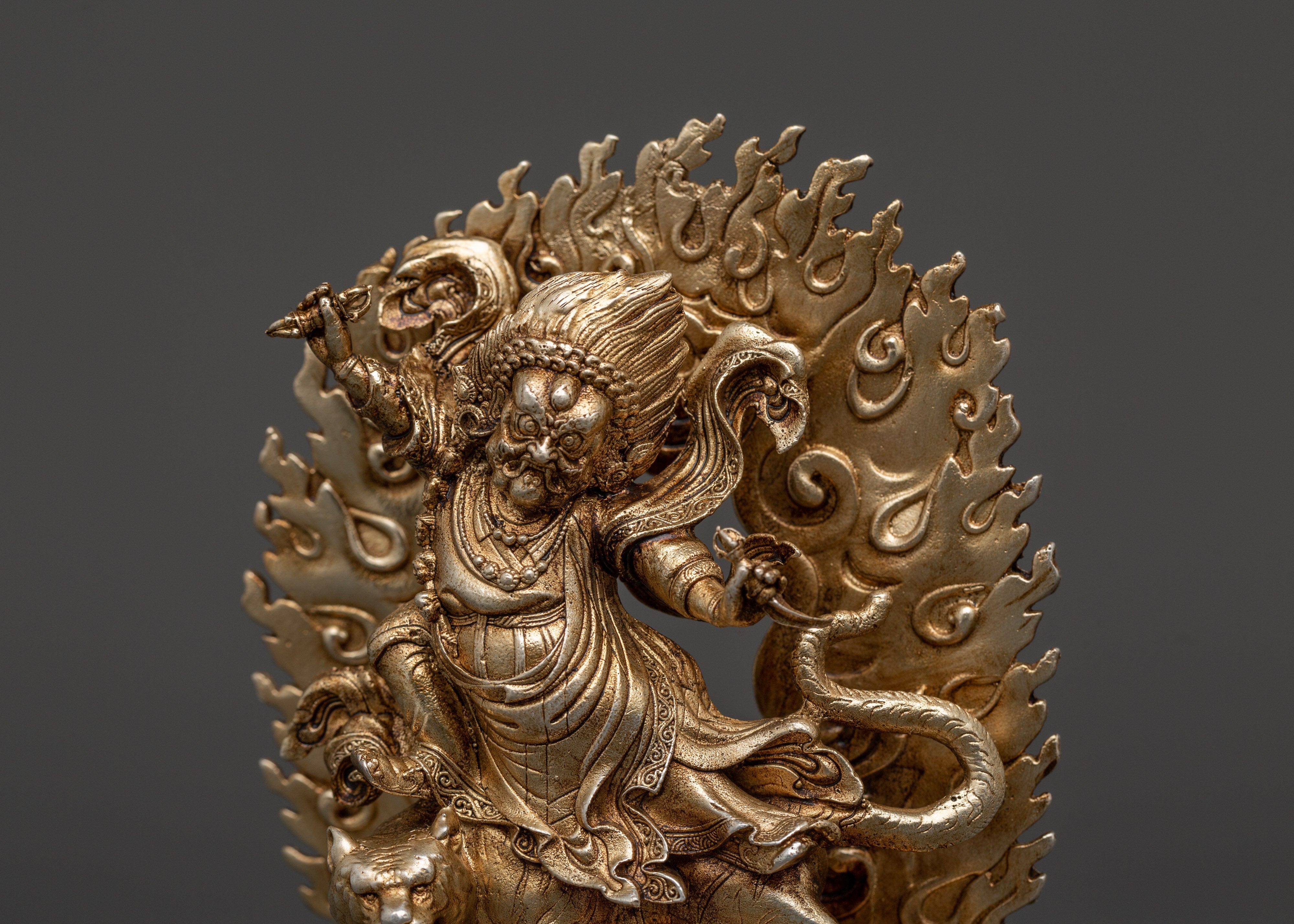 Guru Dorje Drollo Sculpture | A Fierce Statue for Your Spiritual Practice