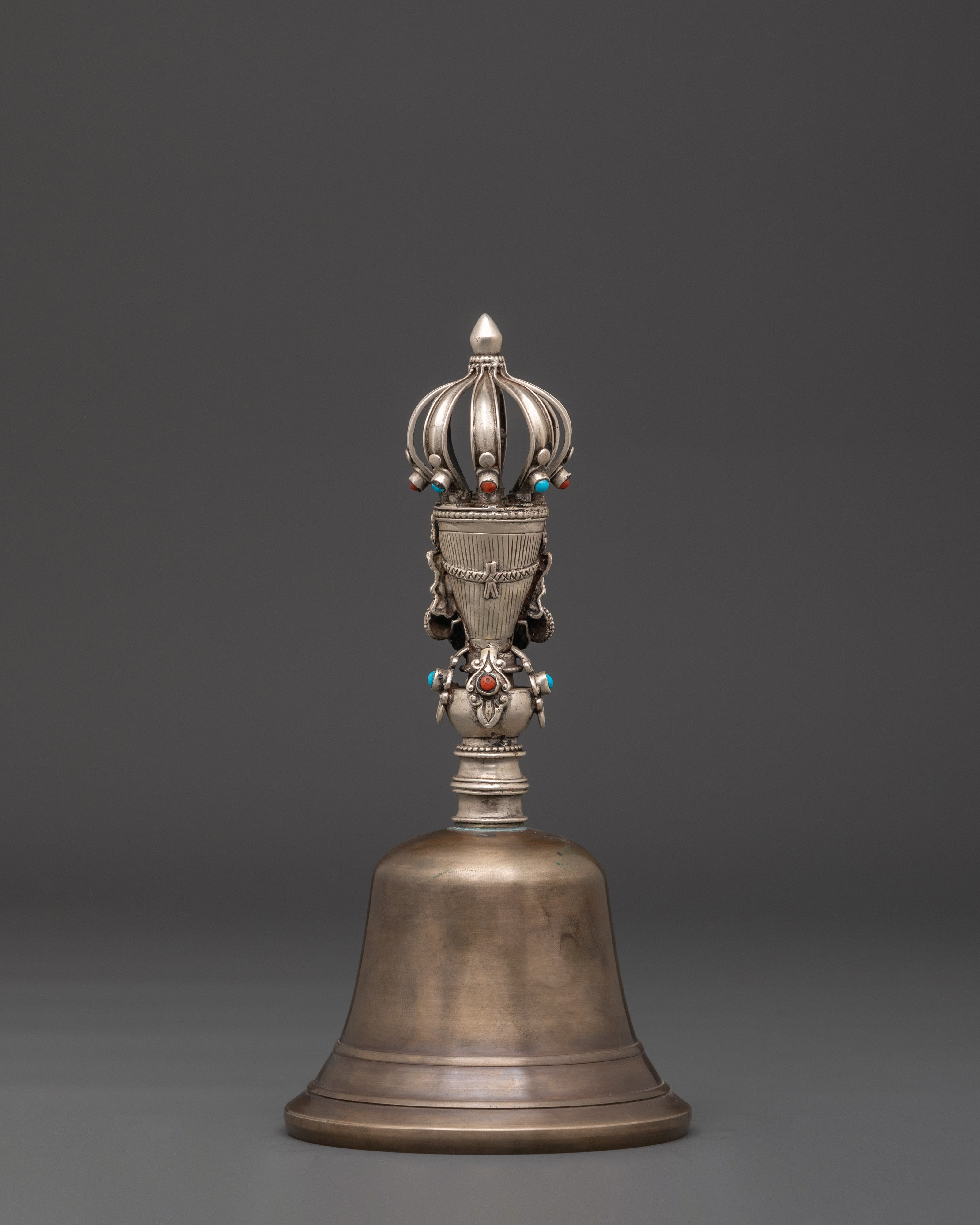 Buddhist Bronze Bell and Vajra Set | Ritual Tool For Meditation