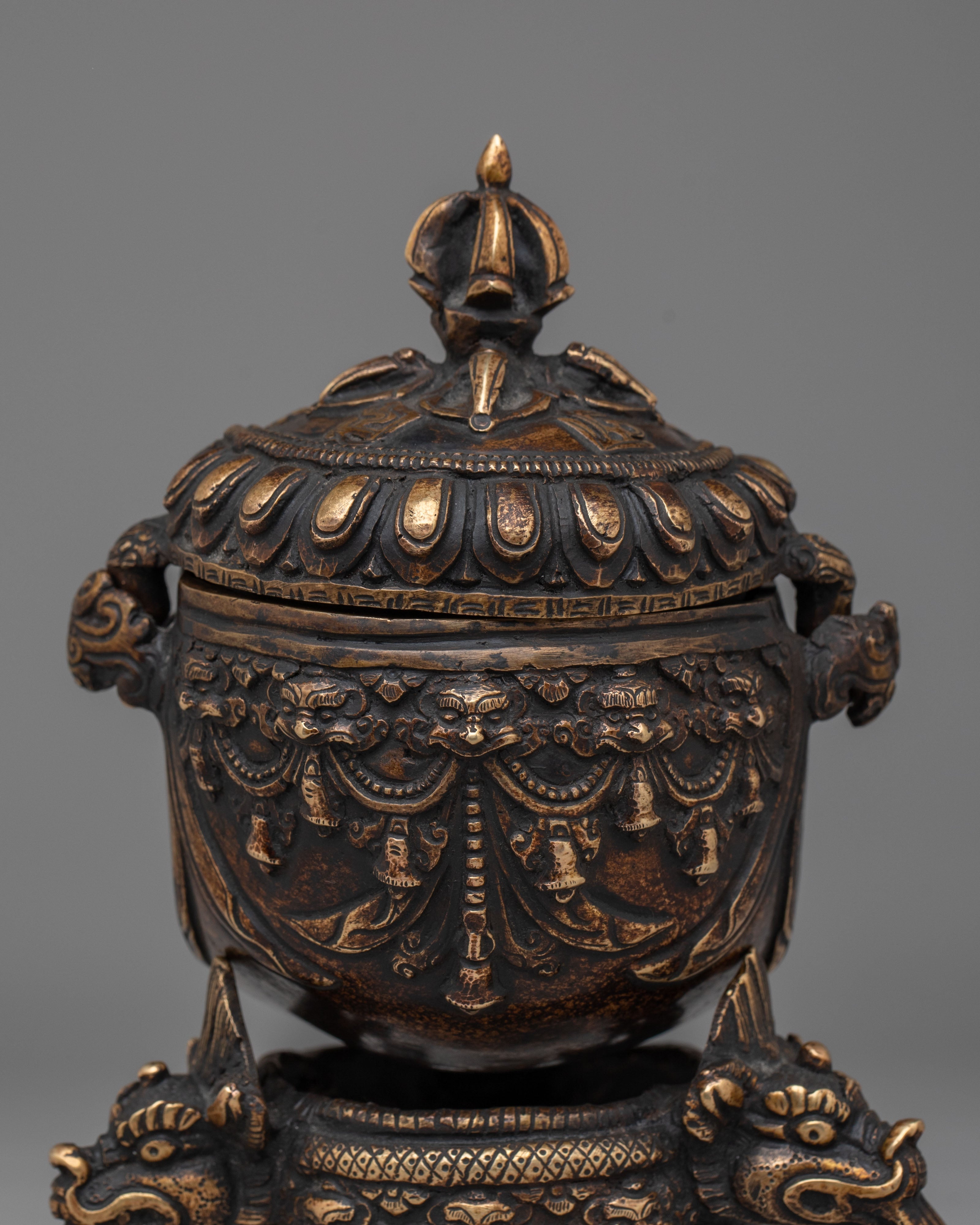 Handcrafted Kapala for Ritual | Tibetan Skull Cup