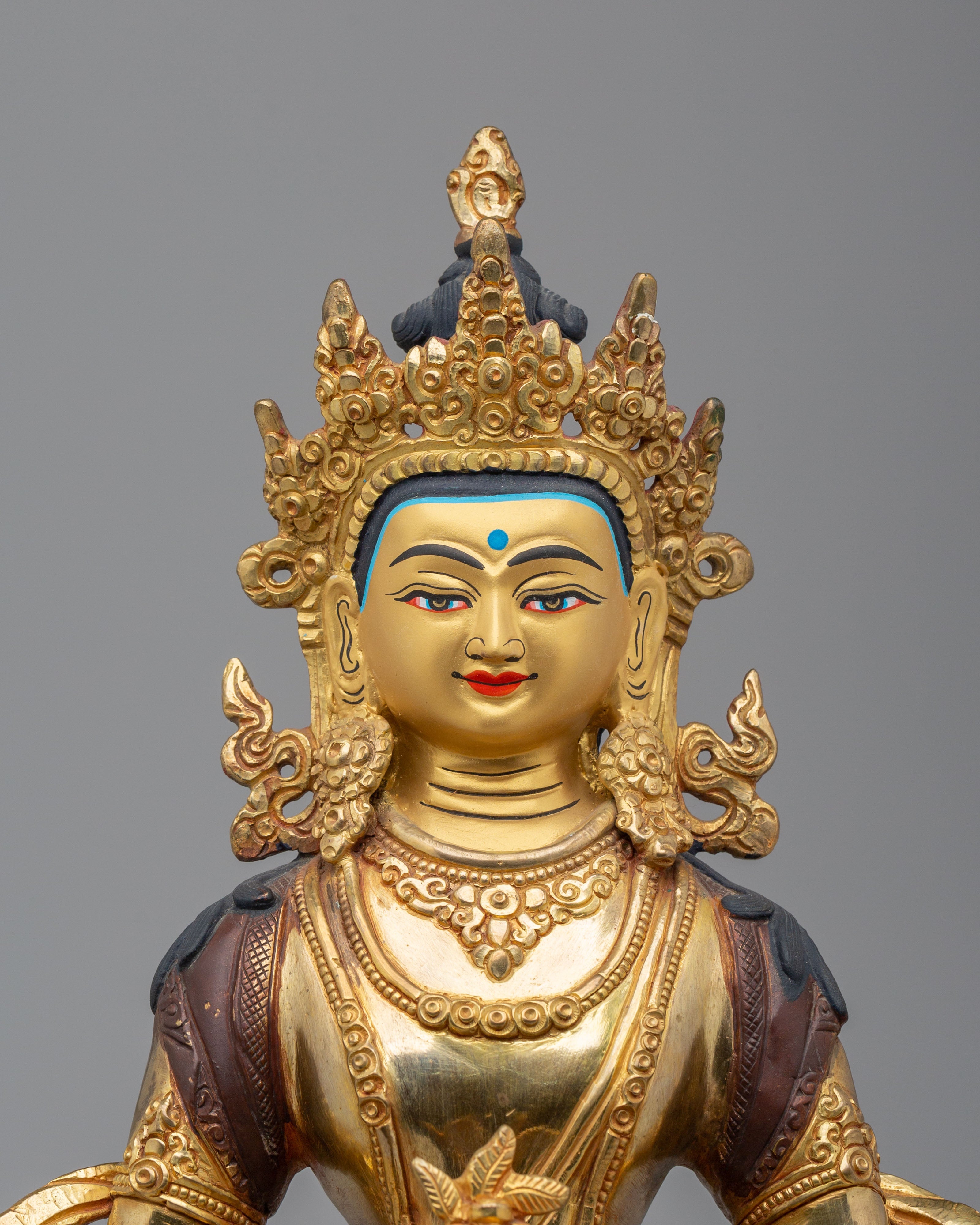 Tibetan Buddhist Amitayus Statue | The Buddha of Infinite Life