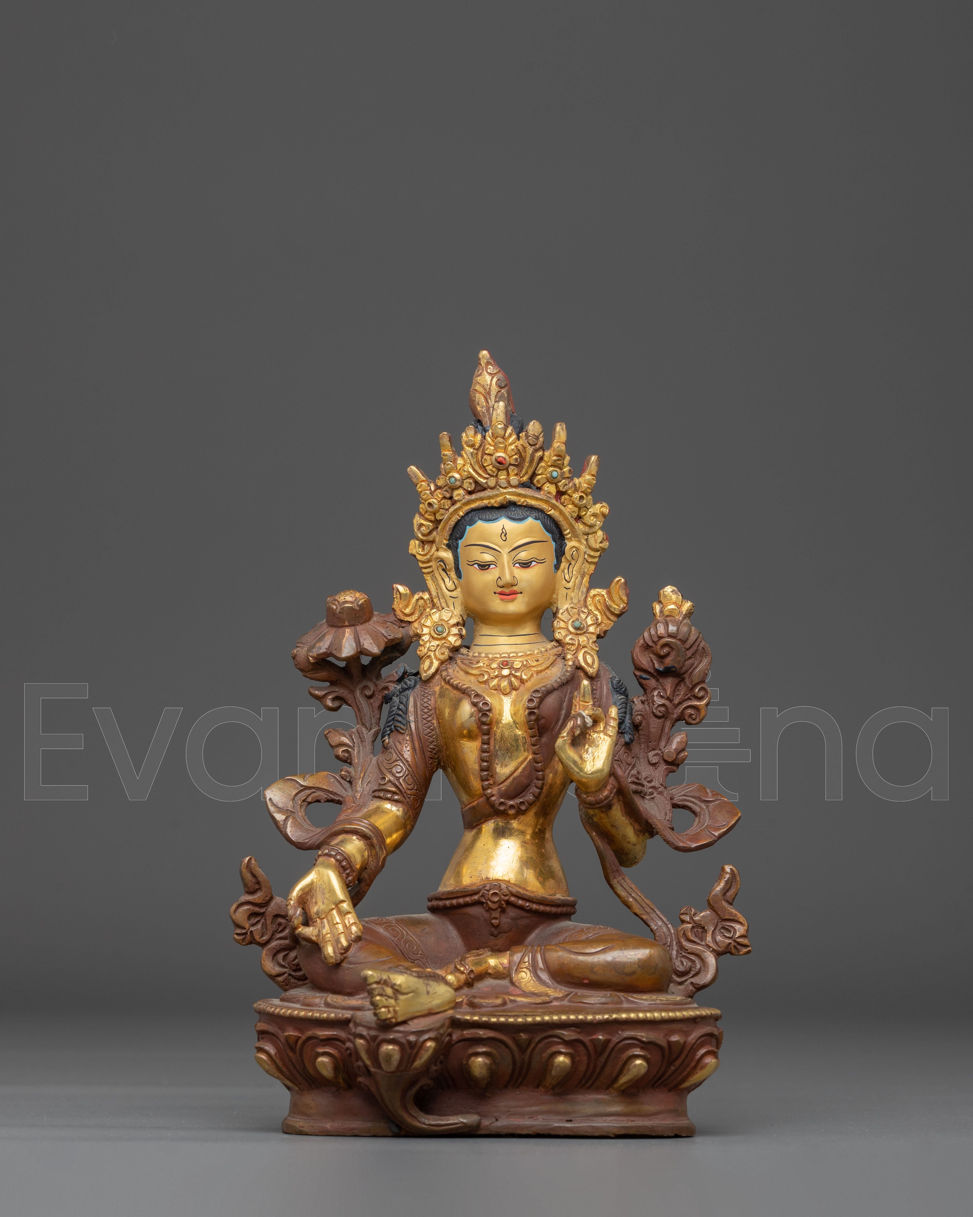 Green Tara Deity Statue 