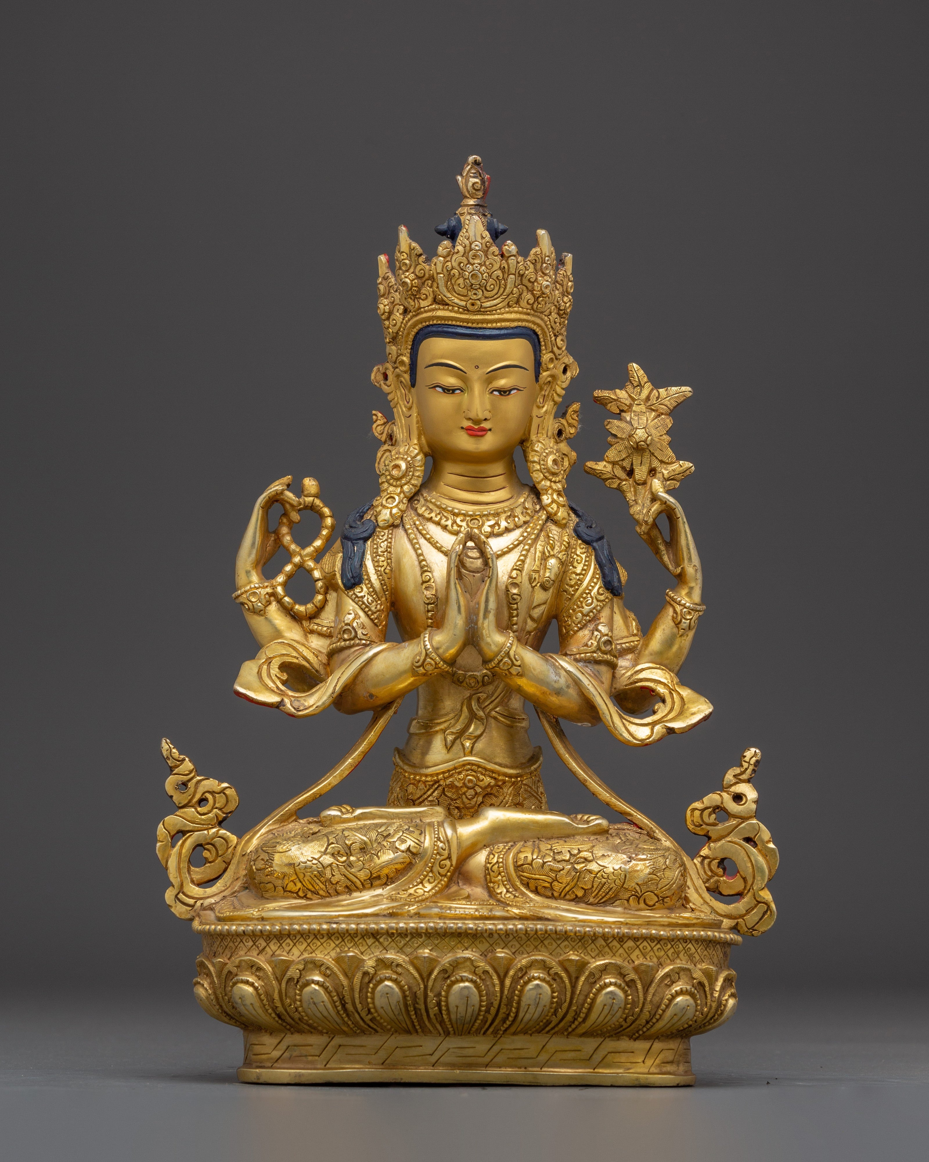 Radiant Chenrezig Statue: The Compassionate Bodhisattava