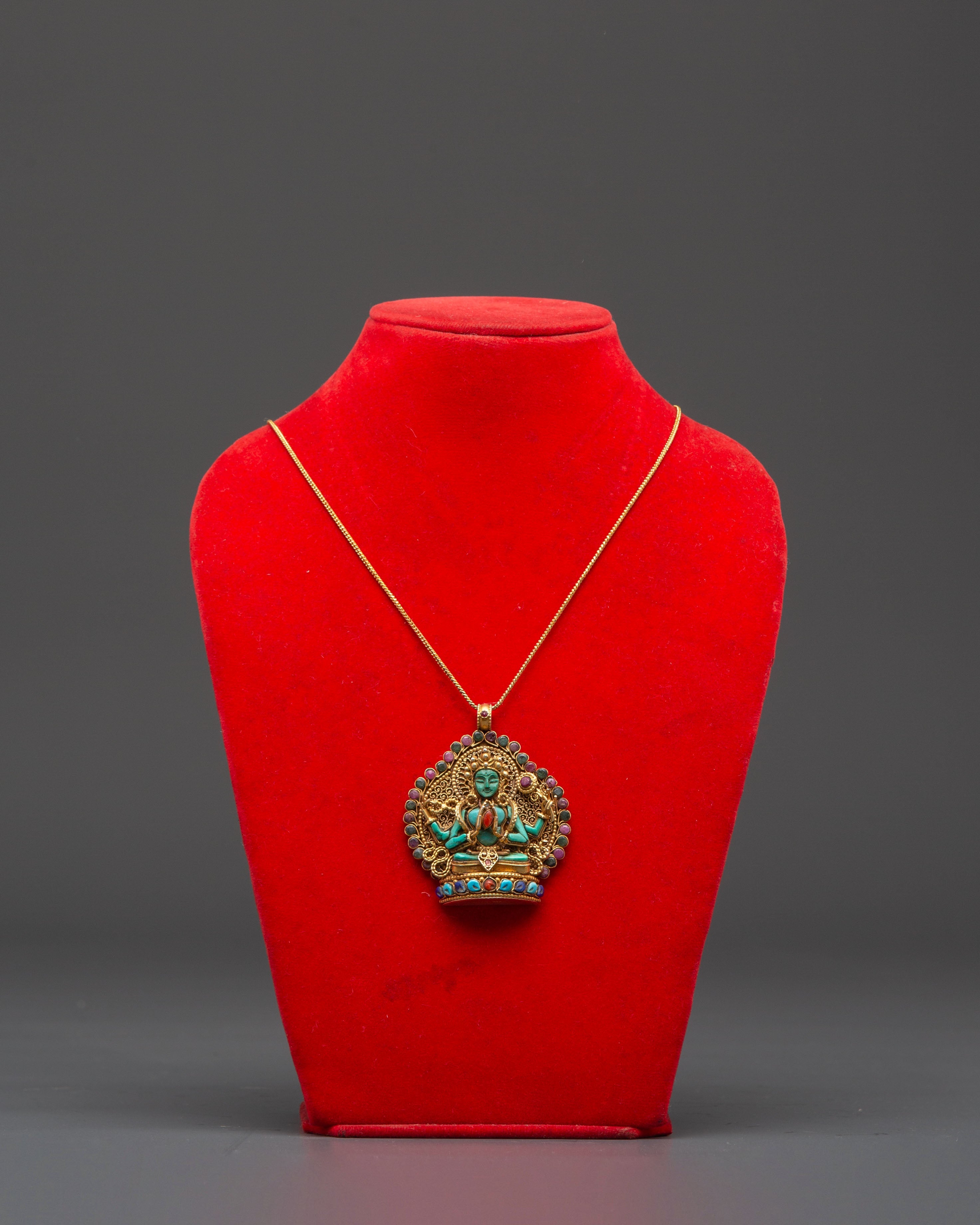 Chenrezig Statue Locket