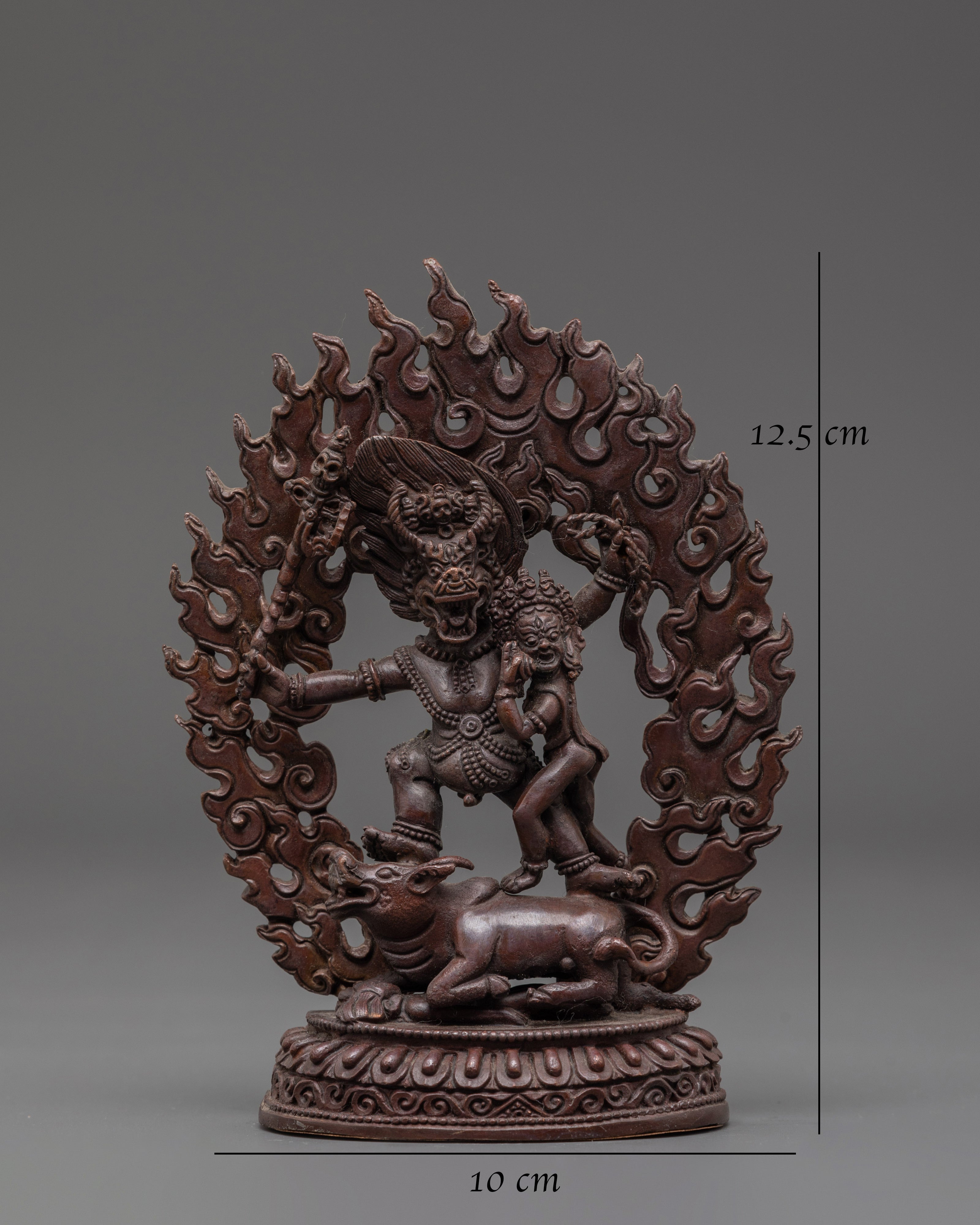 Tibetan Protector Deity Yamantaka Sculpture | Embodiment of Compassion