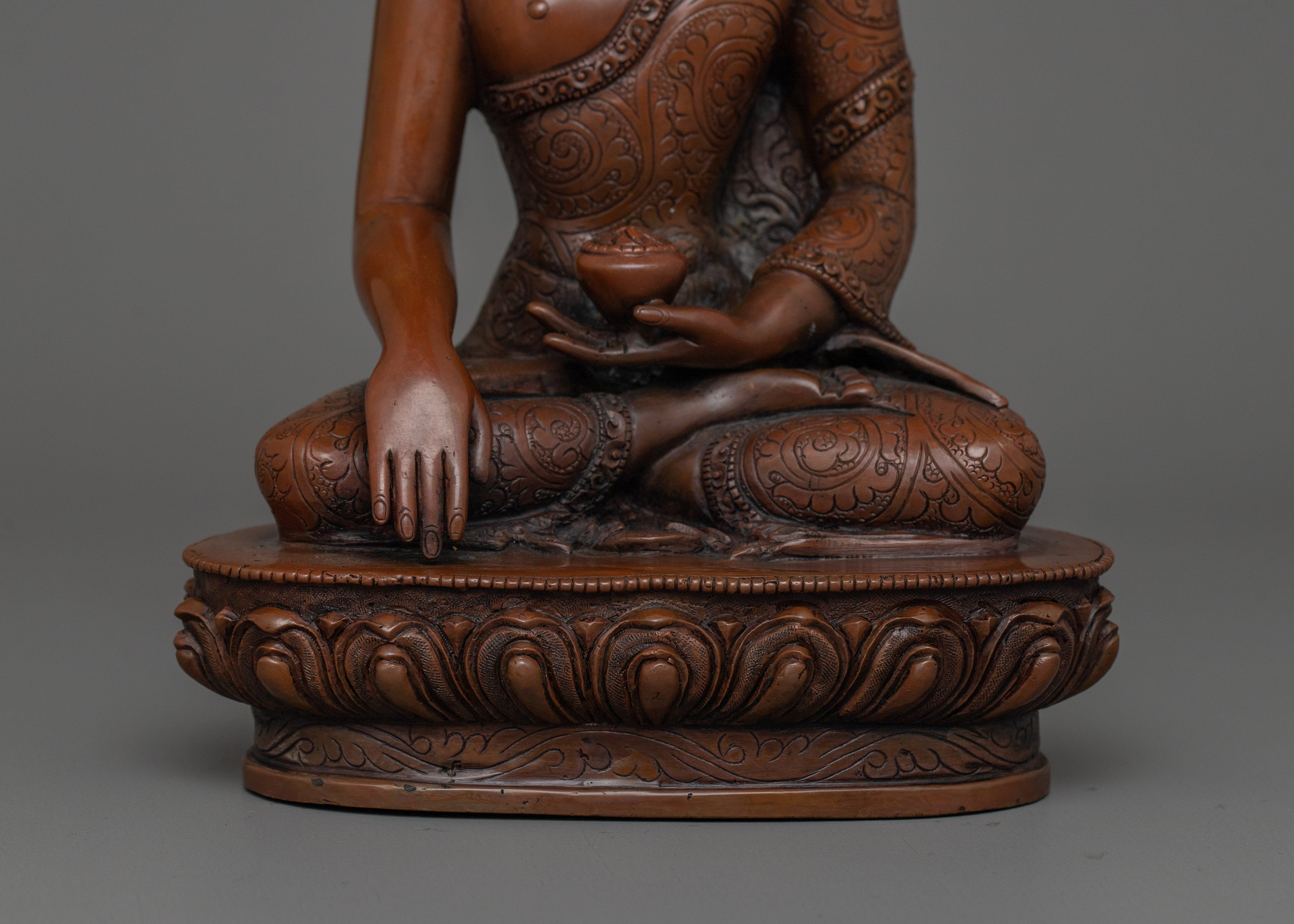Shakyamuni in Dhyan Mudra | Tibetan Buddhist Ritual Art