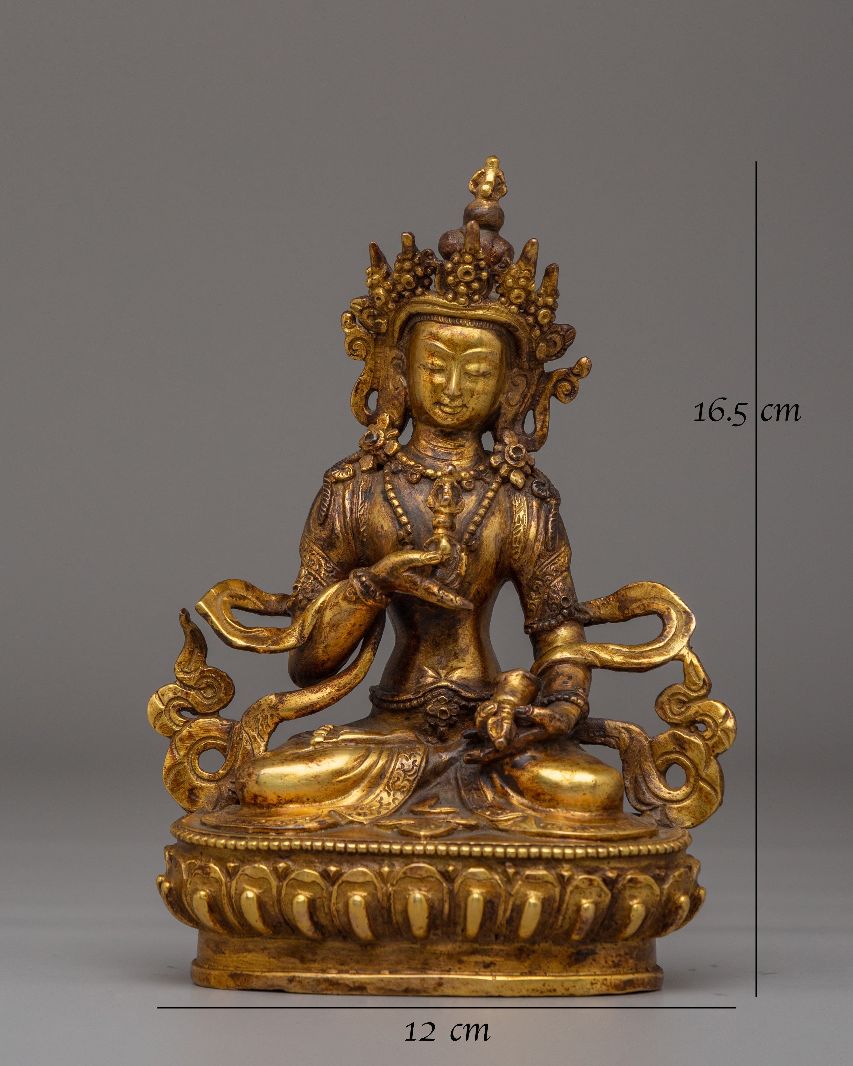 Handmade Vajrasattva Deity Statue | Symbol of Purification and Spiritual Transformation