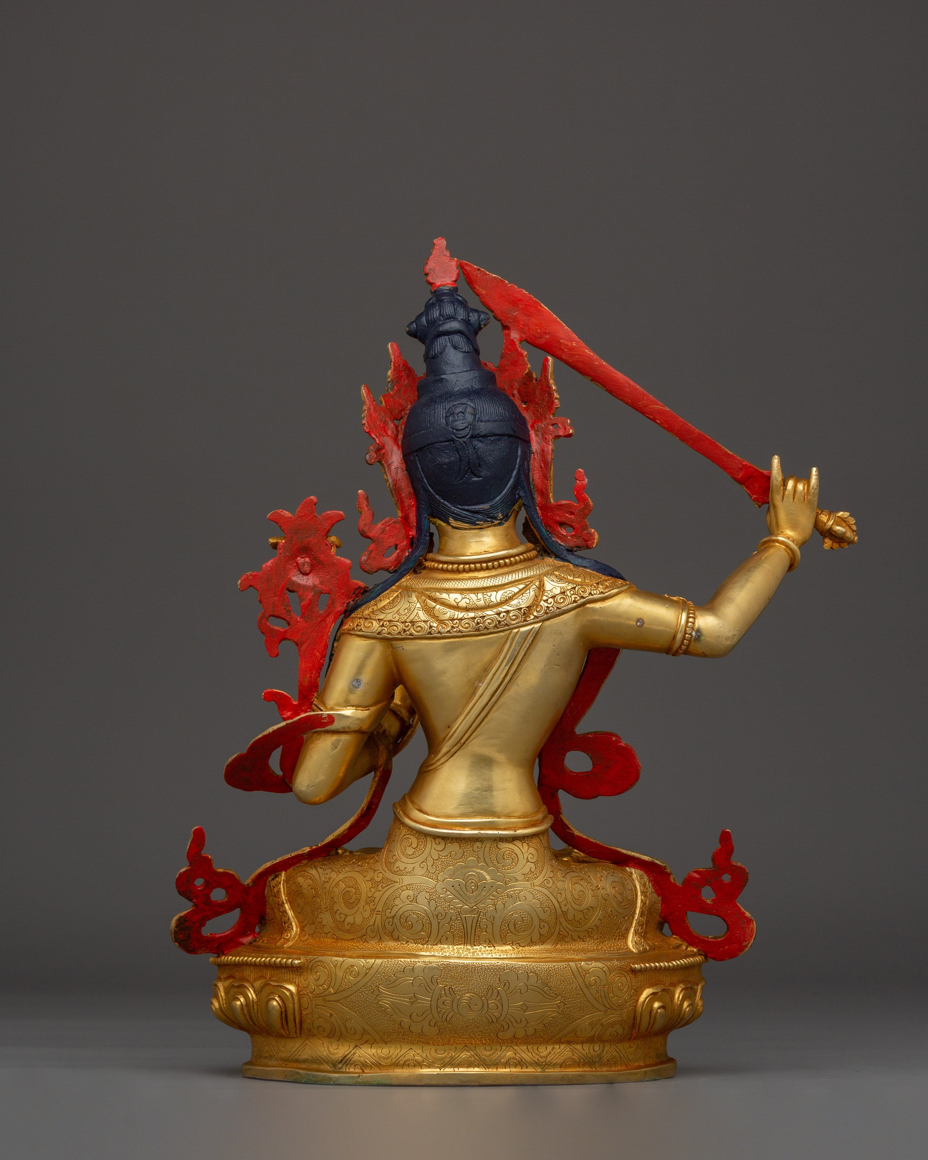 Wisdom Being Manjushri Statue | Divine Bodhisattva Artwork