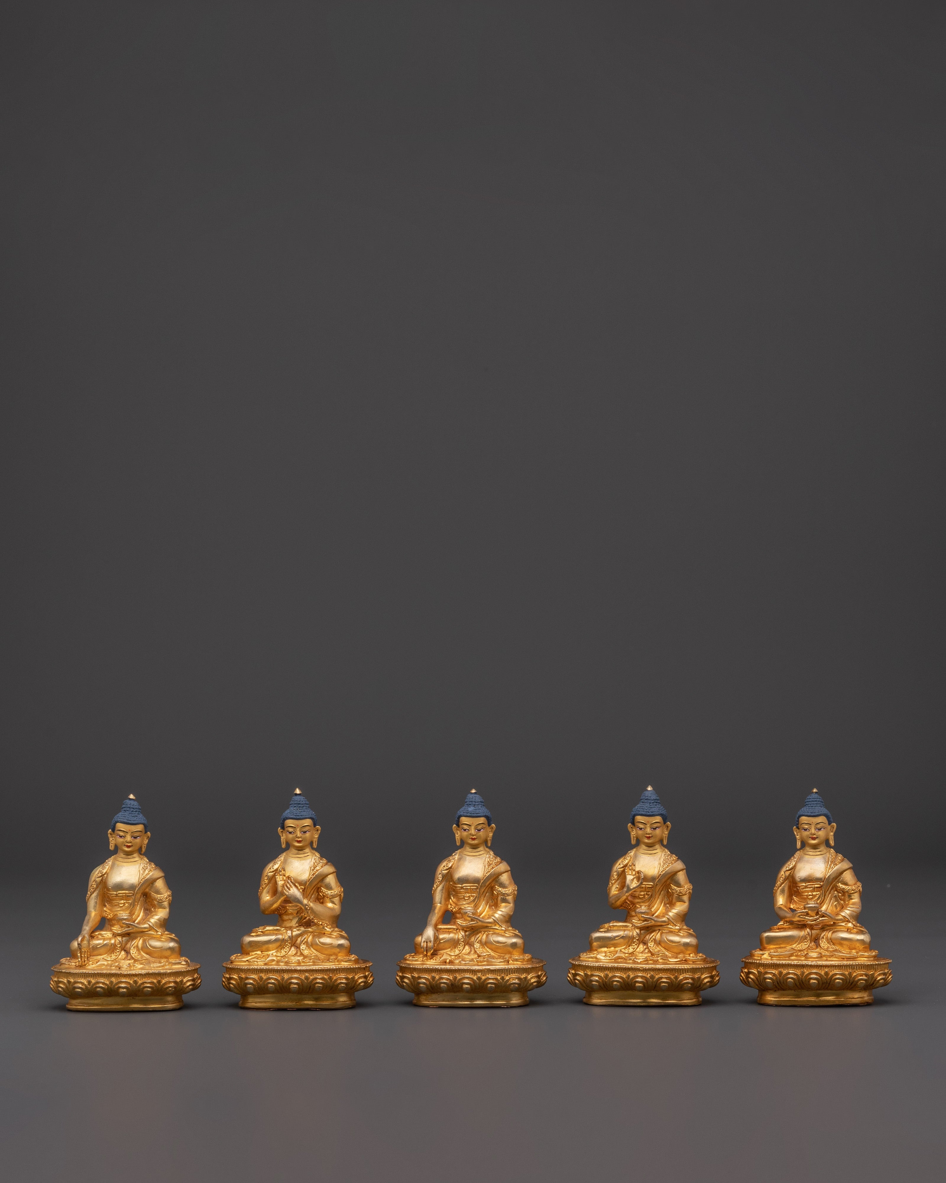 The Five Wisdom Buddhas Statue