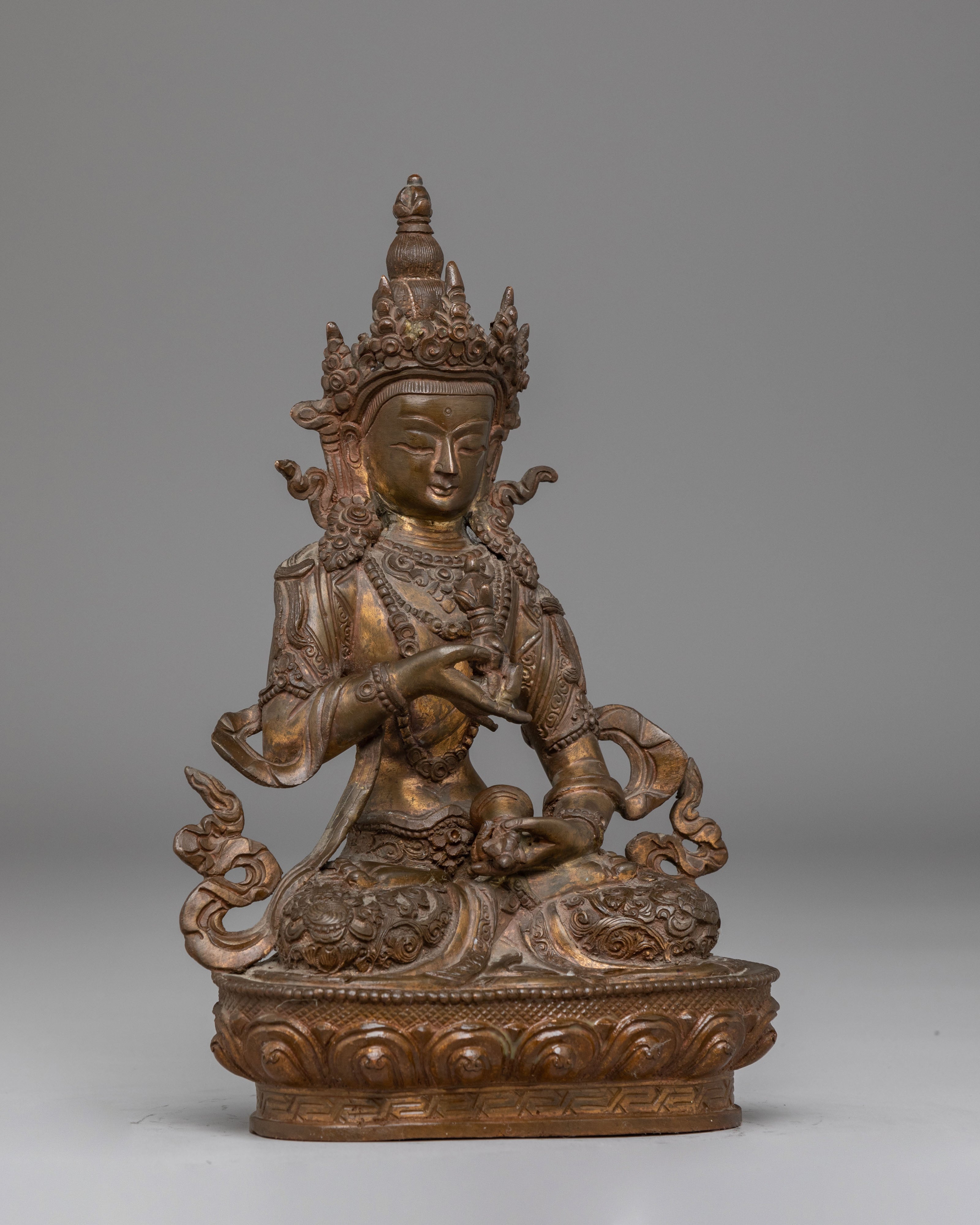 Vajrasattva Handcrafted Sacred Statue | Tibetan Buddhist Deity