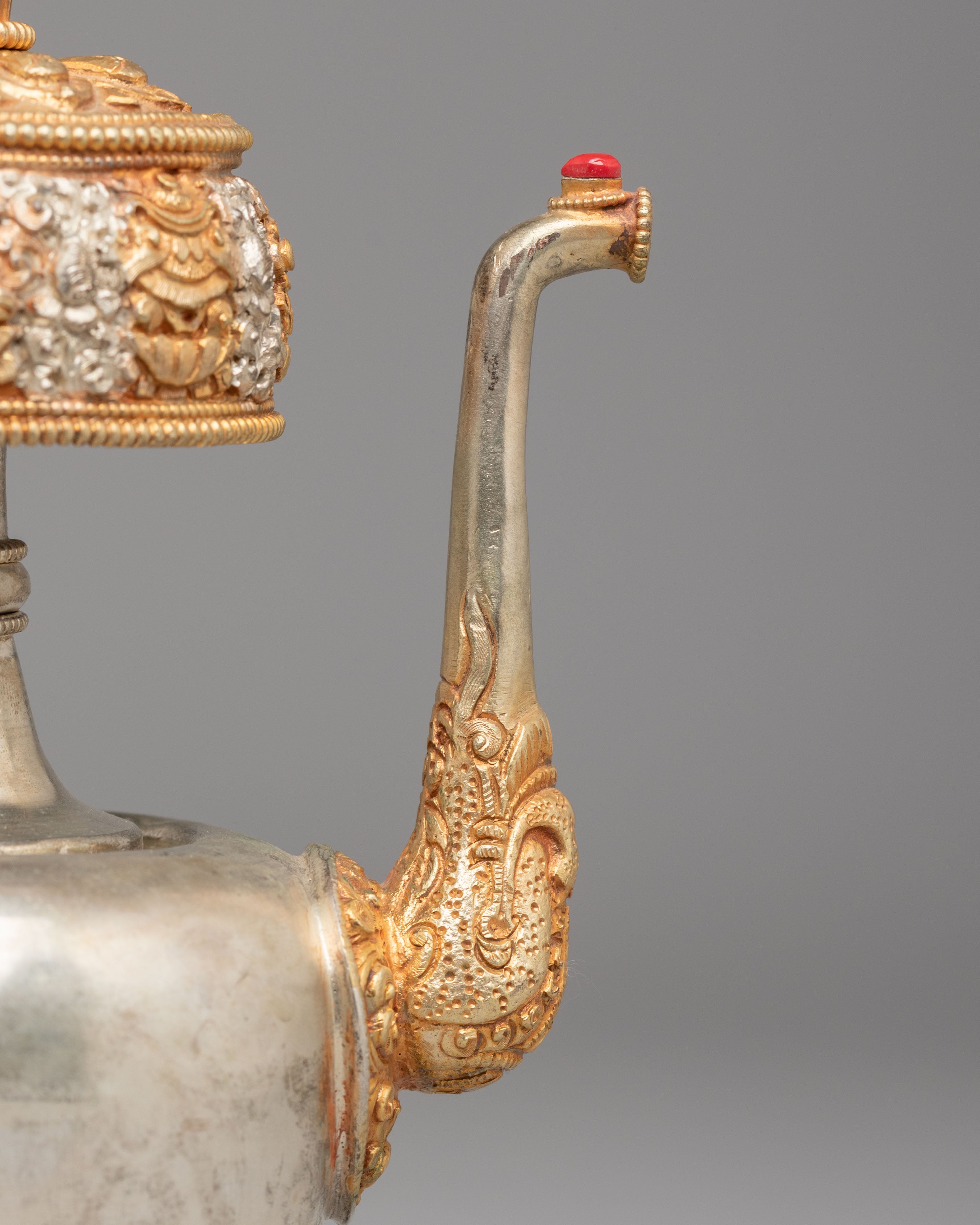 Handcrafted Tibetan Bhumba Ritual Vessel | Symbol of Spiritual Purity