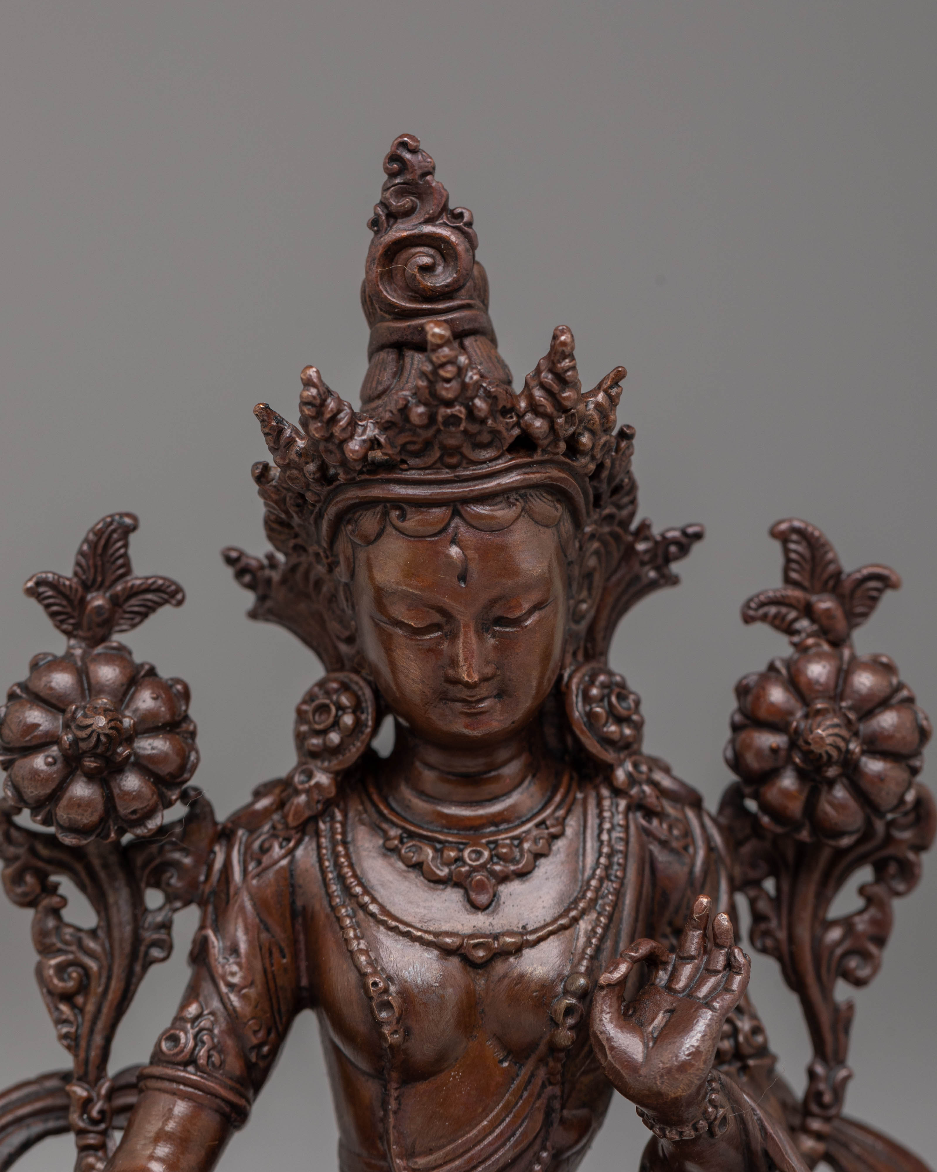 Spiritual Sita Tara Statue | White Tara Figurine for Altar