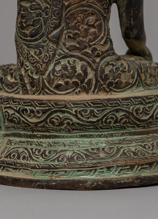 Shakyamuni Buddha Enlightened Master Copper Statue