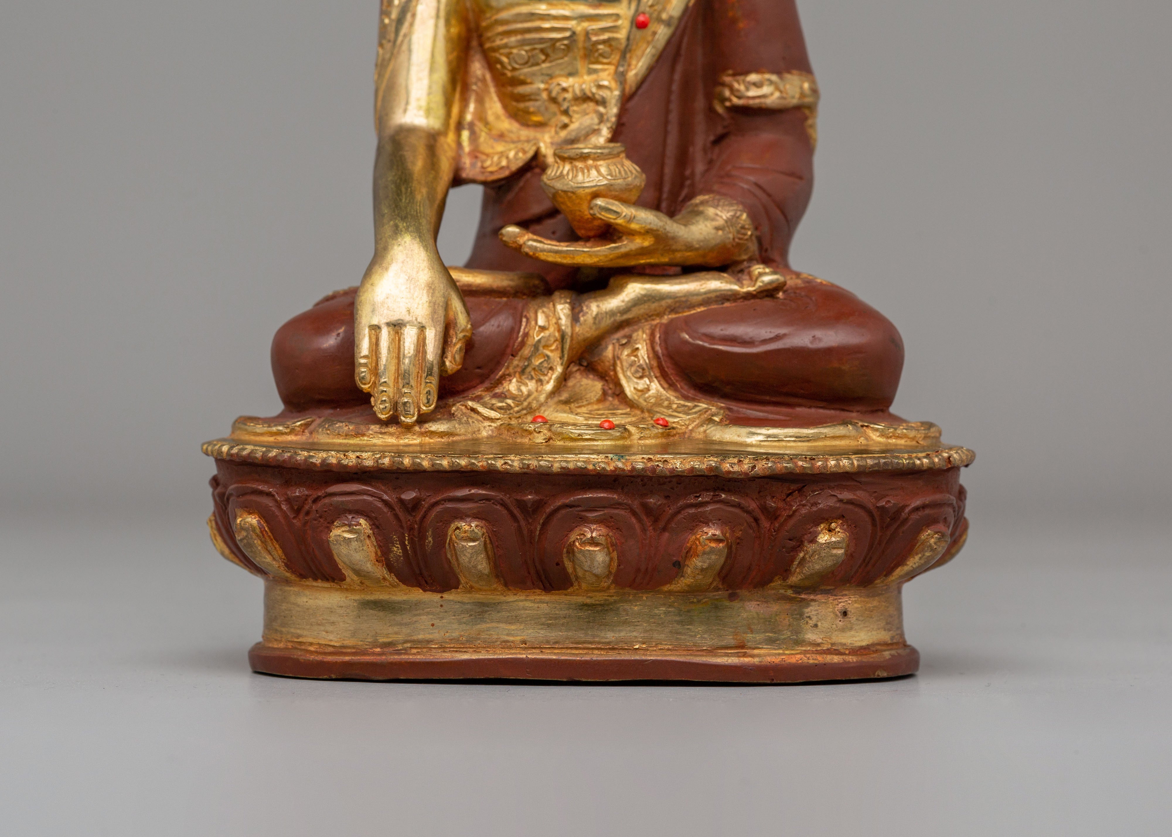Tibetan Buddha Dharma Sangha Set Statue | Spiritual Buddhist Art Set