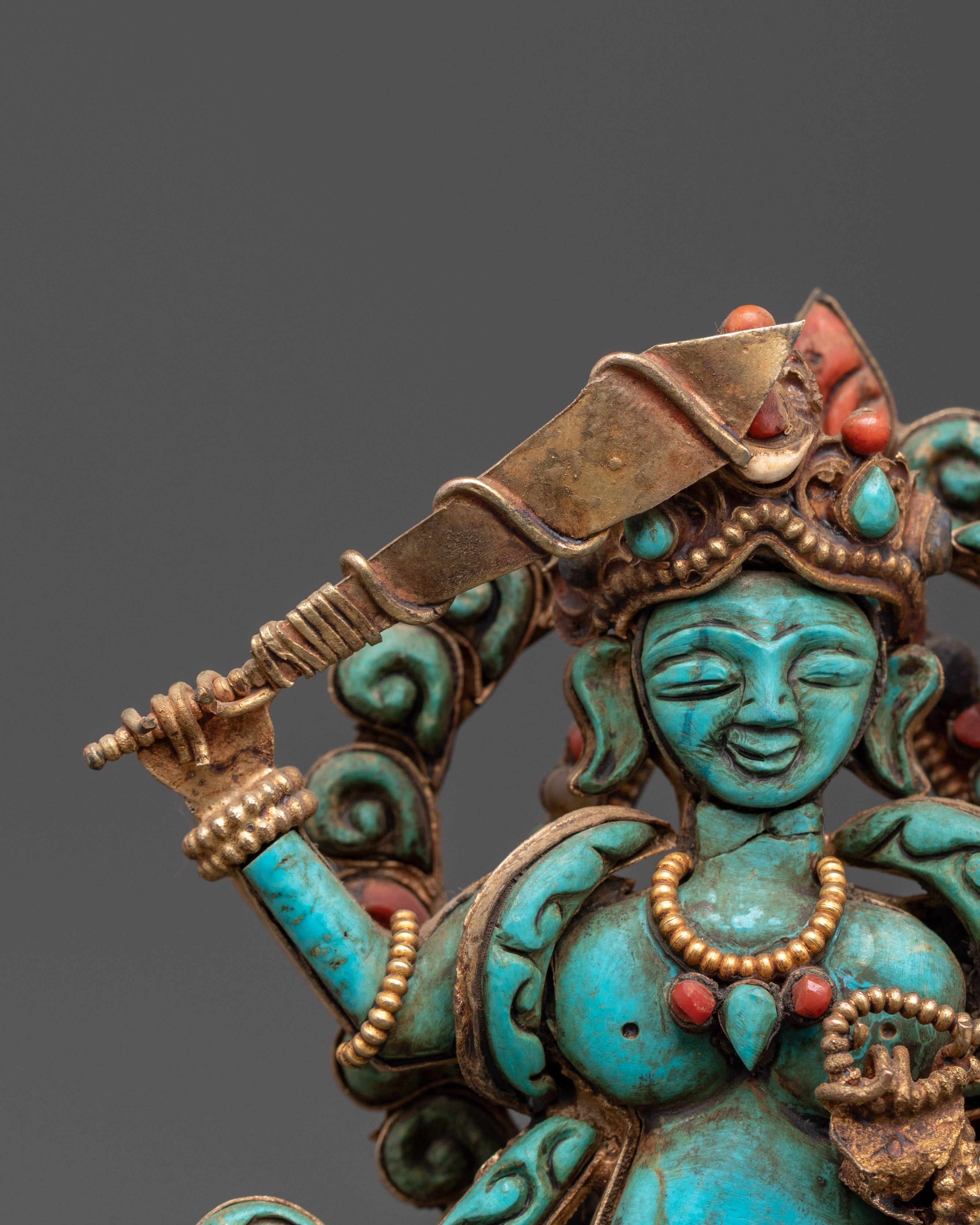 Wisdom Buddha Manjushri Statue | Wielder of the Flaming Sword