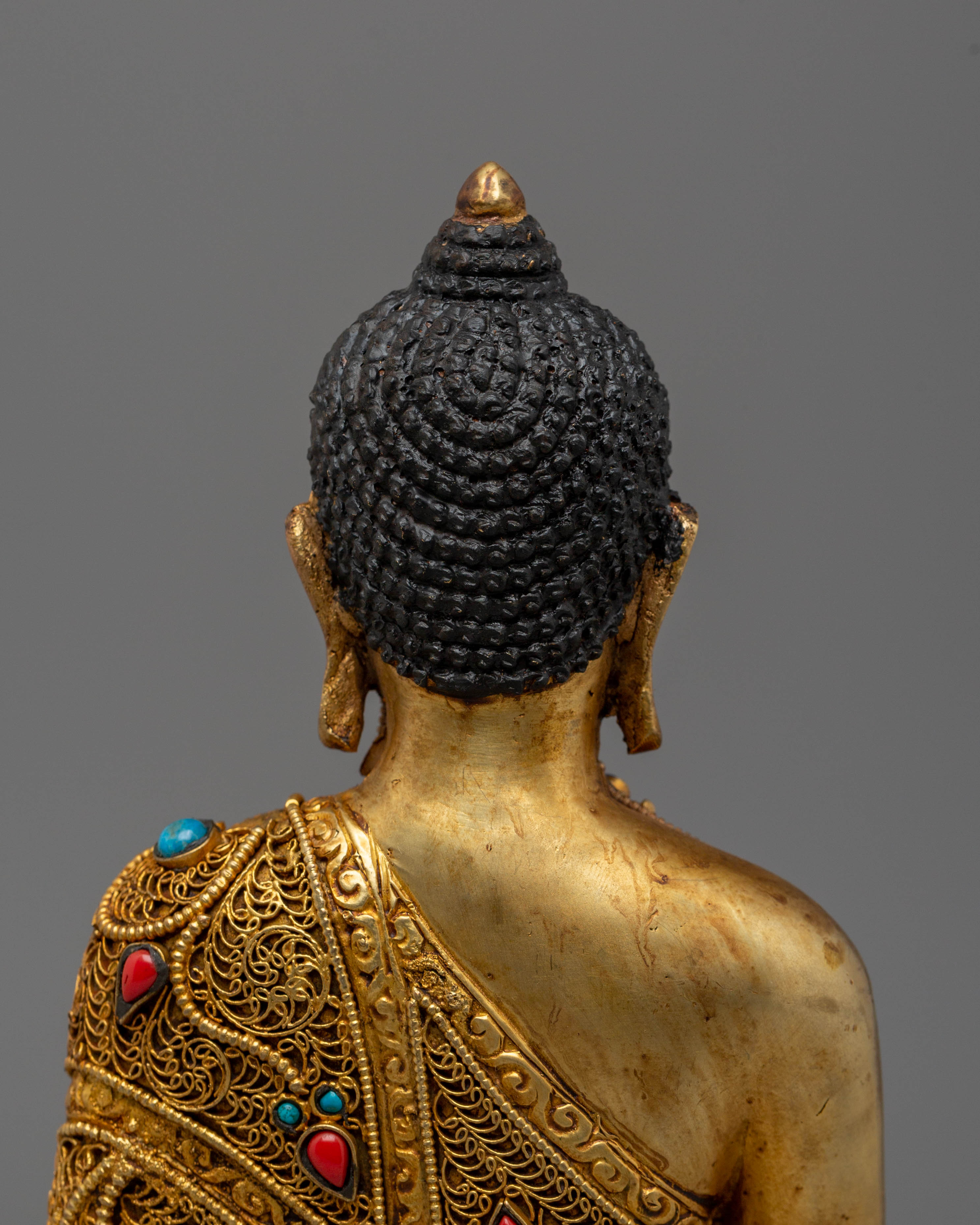 Handmade Shakyamuni Buddha Sacred Altar Statue | Himalayan Buddhist Art