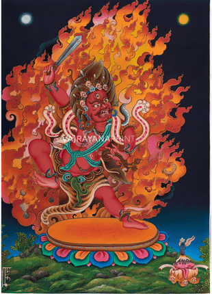 Khadgapani Goddess Thangka Print