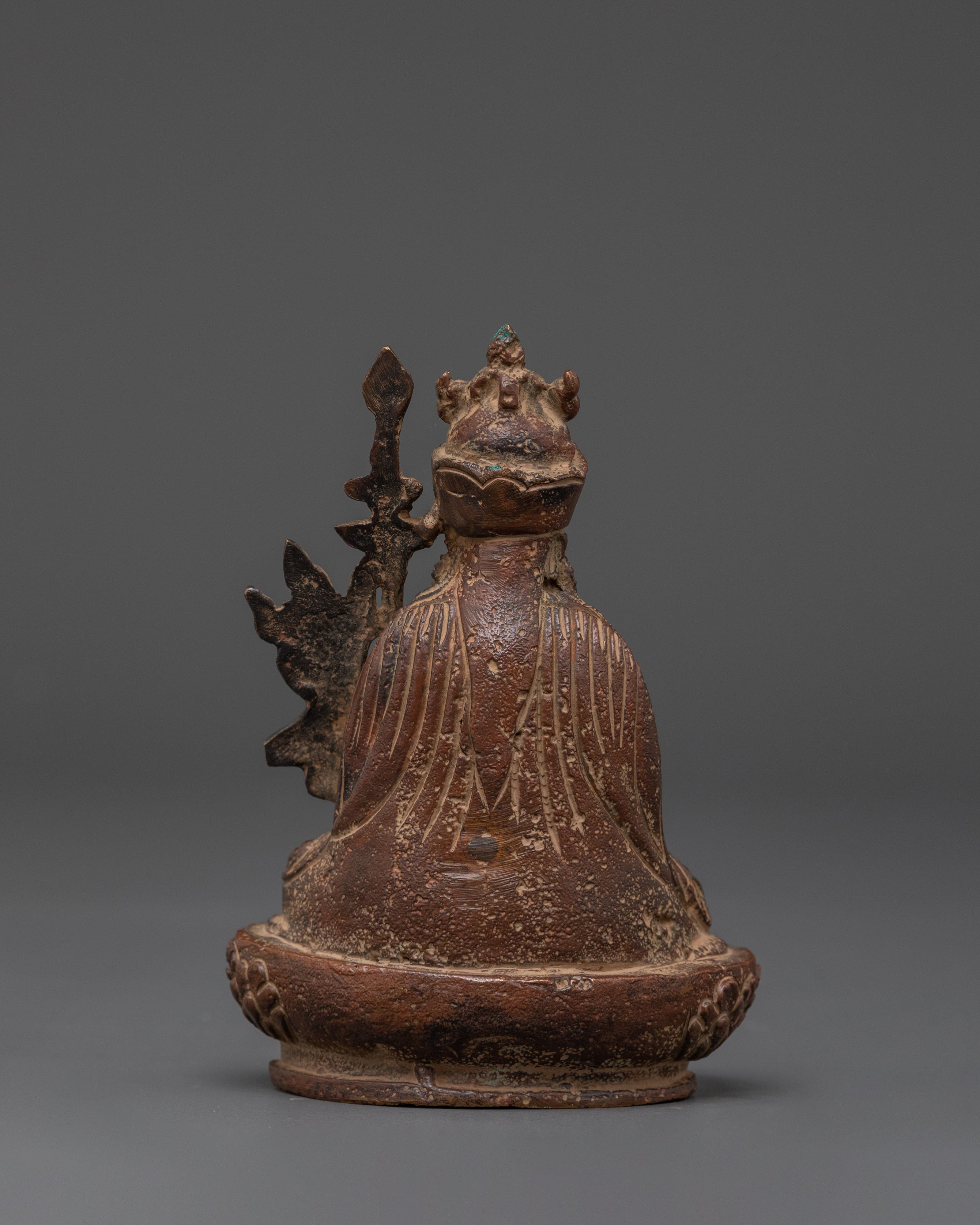 Handcrafted Guru Rinpoche Statue | Copper with Antique Finishing