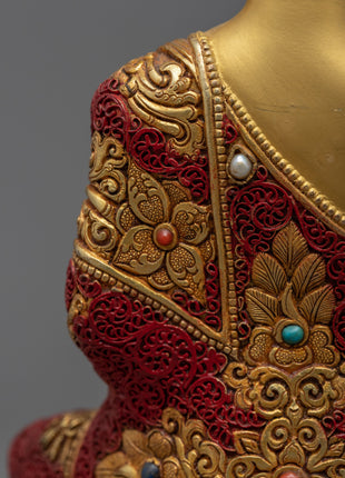 Amitabha Buddha Peace Symbol Statue | Embodying Compassion and Infinite Light