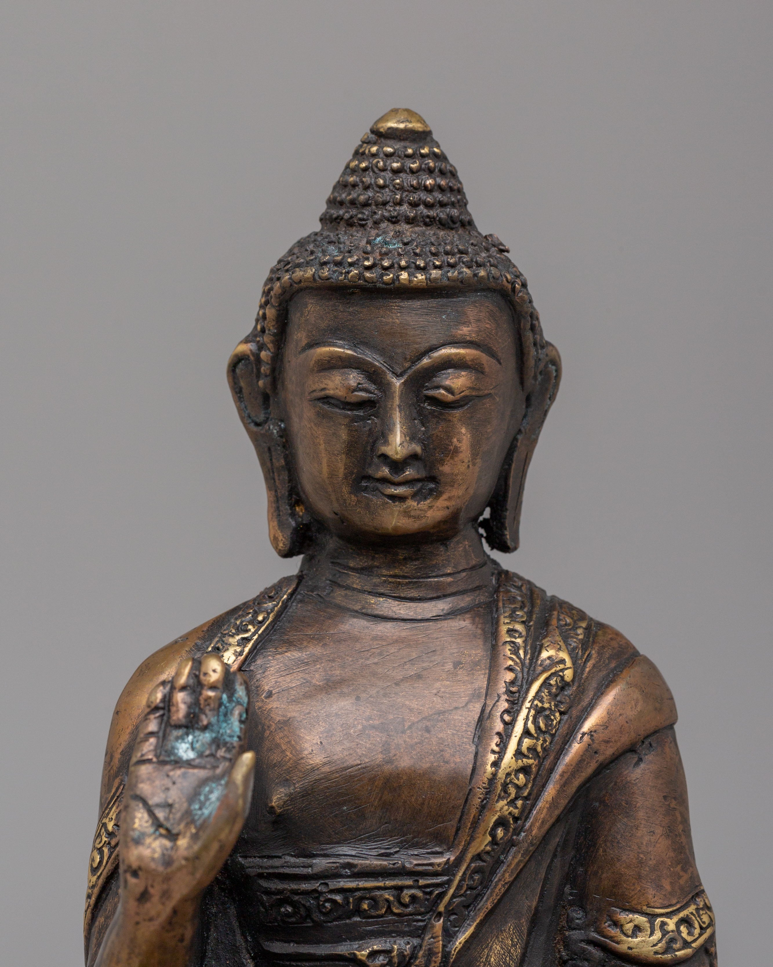 Amogasiddhi Meditation Deity Statue | Himalayan Buddhist Art