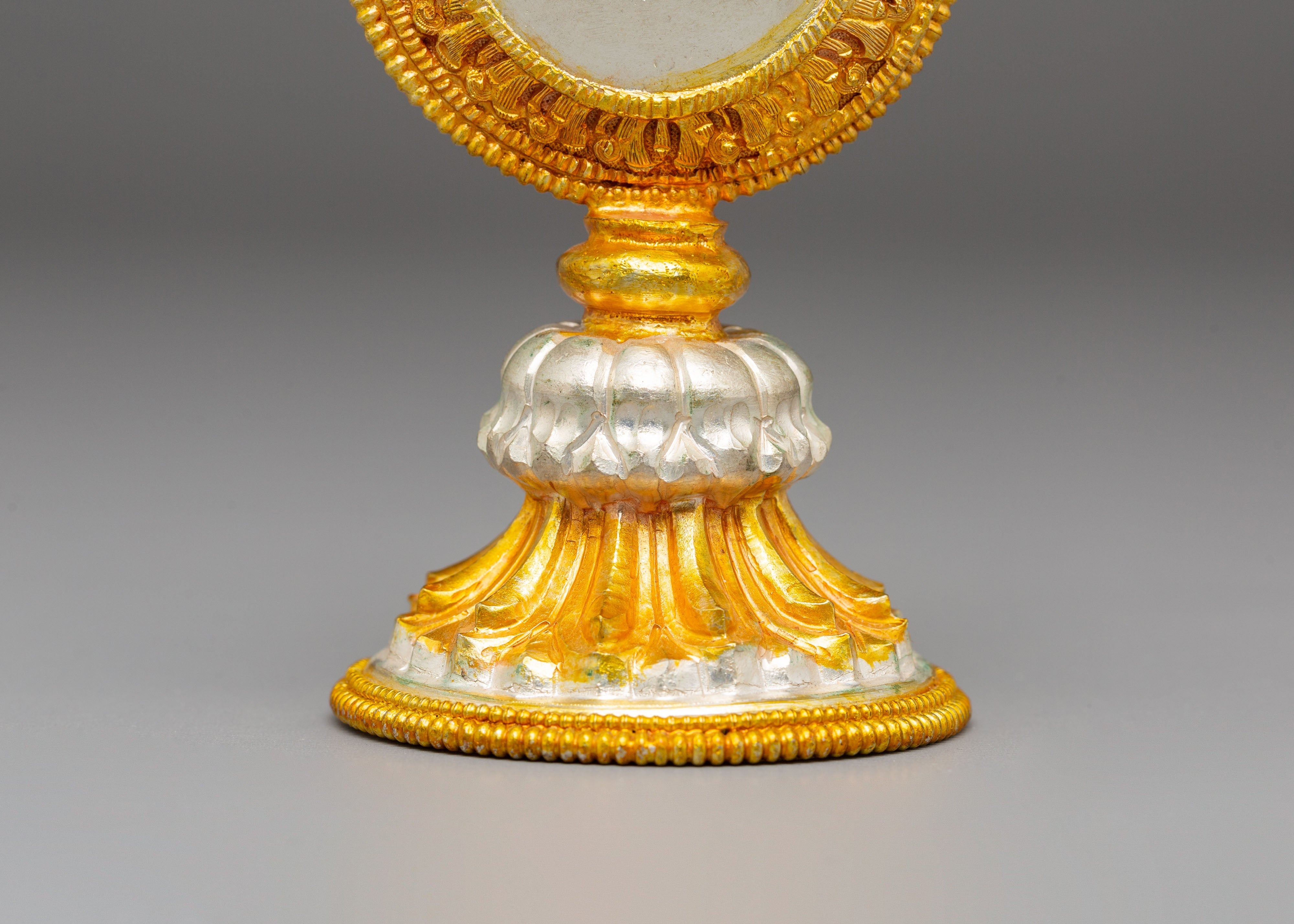 Sacred Golden Mirror | Spiritual Tibetan Mirror