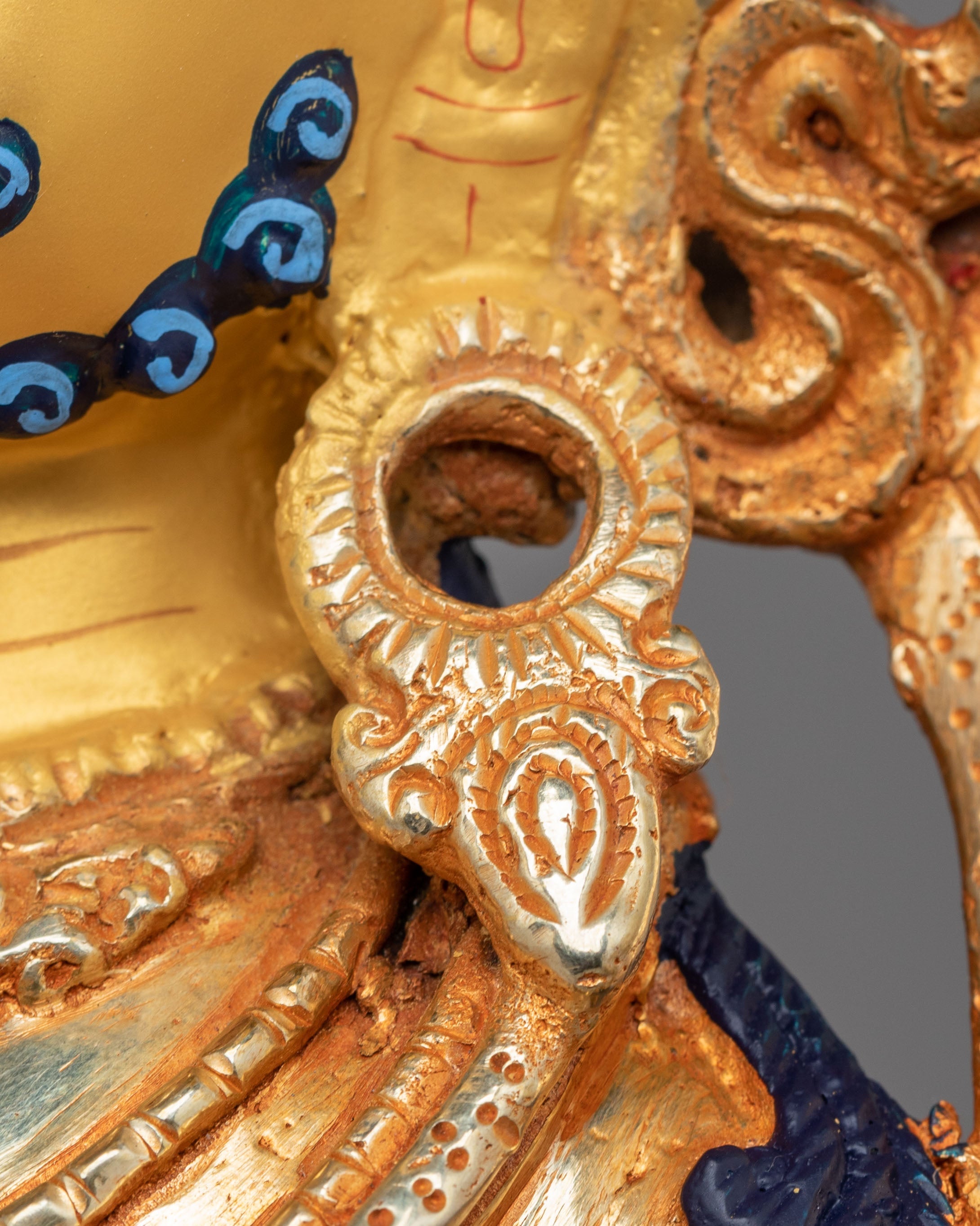 Himalayan Dzambhala Altar Statue | Tibetan Sculpture for Prosperity and Abundance