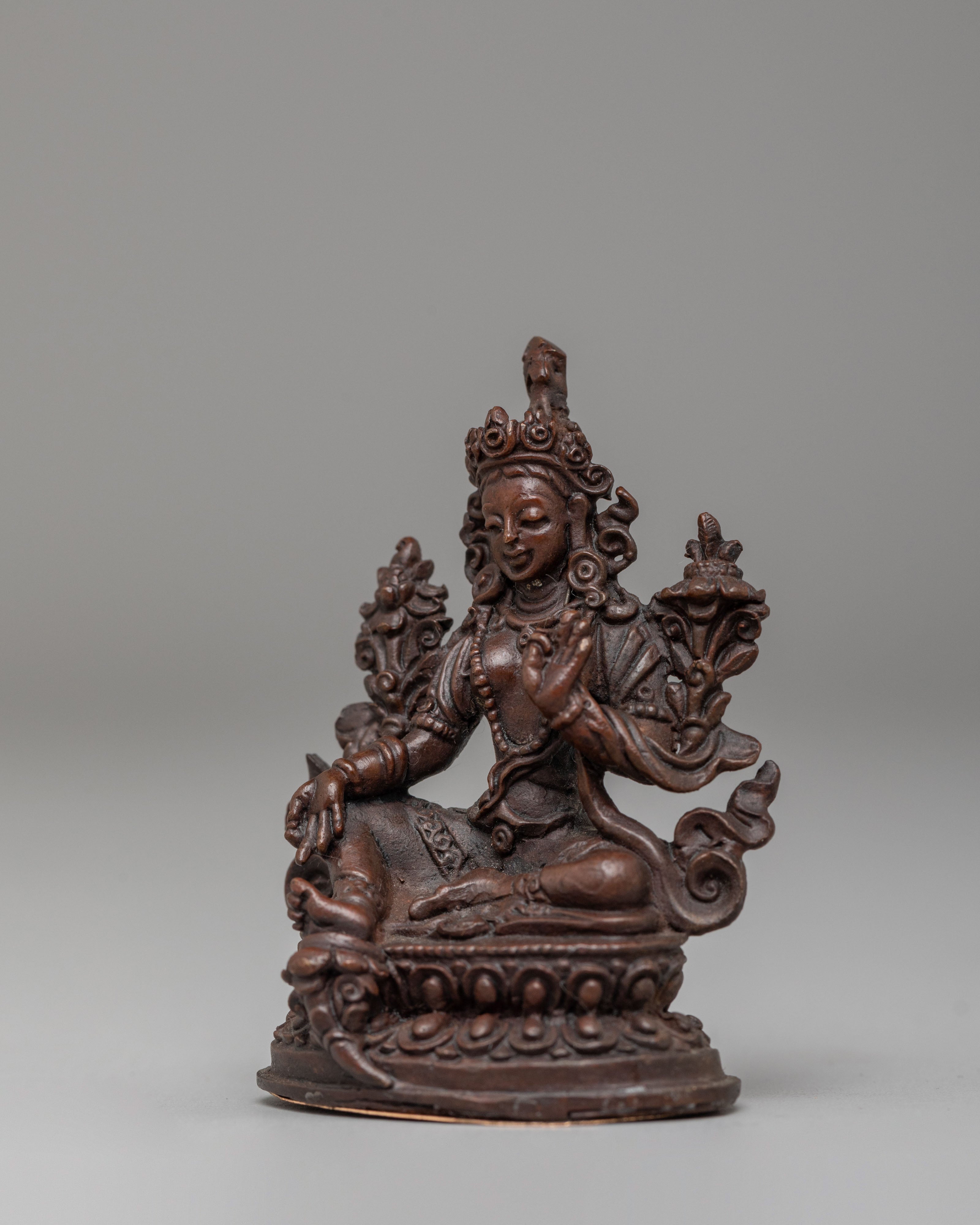 Goddess Green Tara Deity Statue | Spiritual Protection and Healing Statue