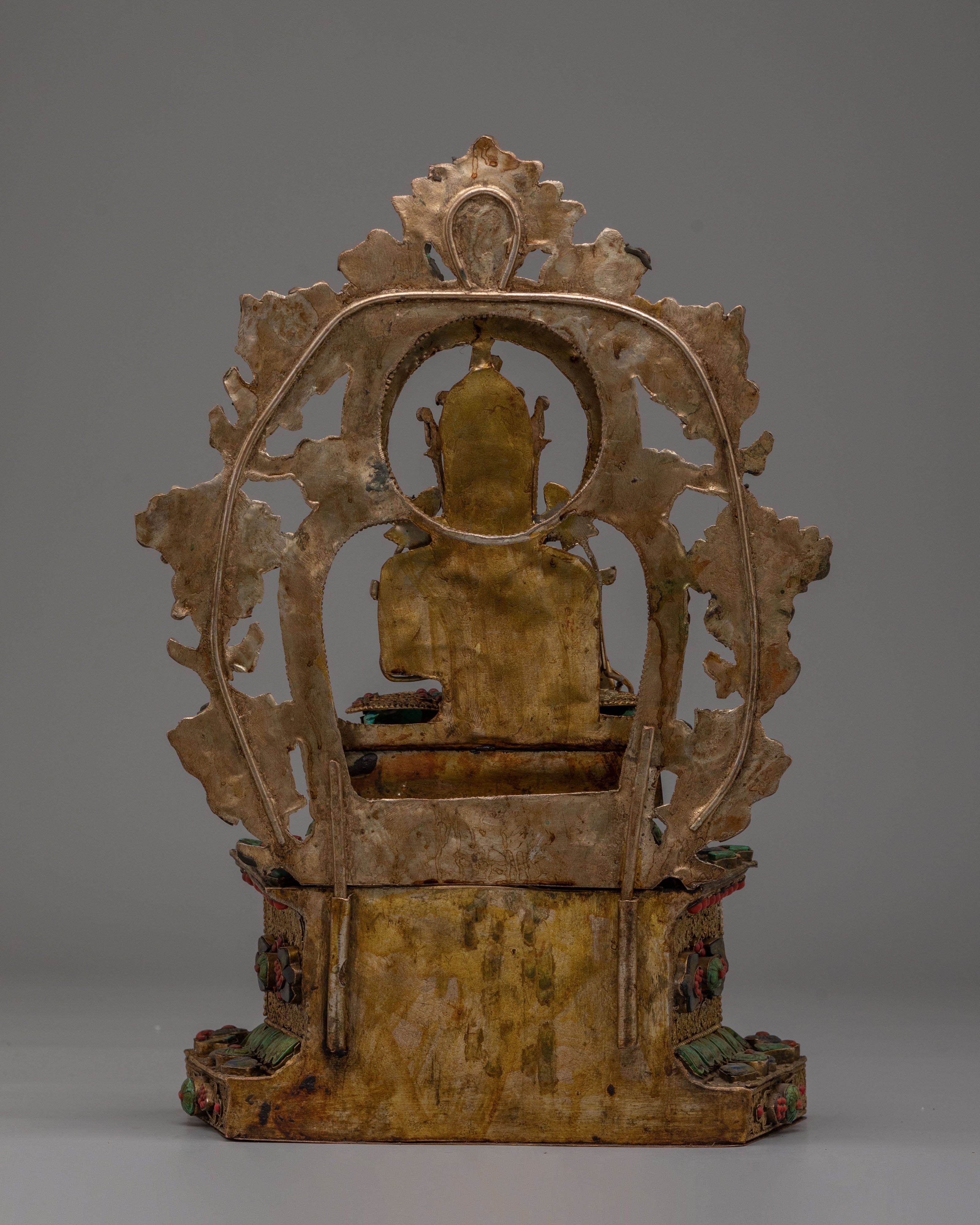 Handcrafted Green Tara Statue for Decor | Tibetan Buddhist Deity