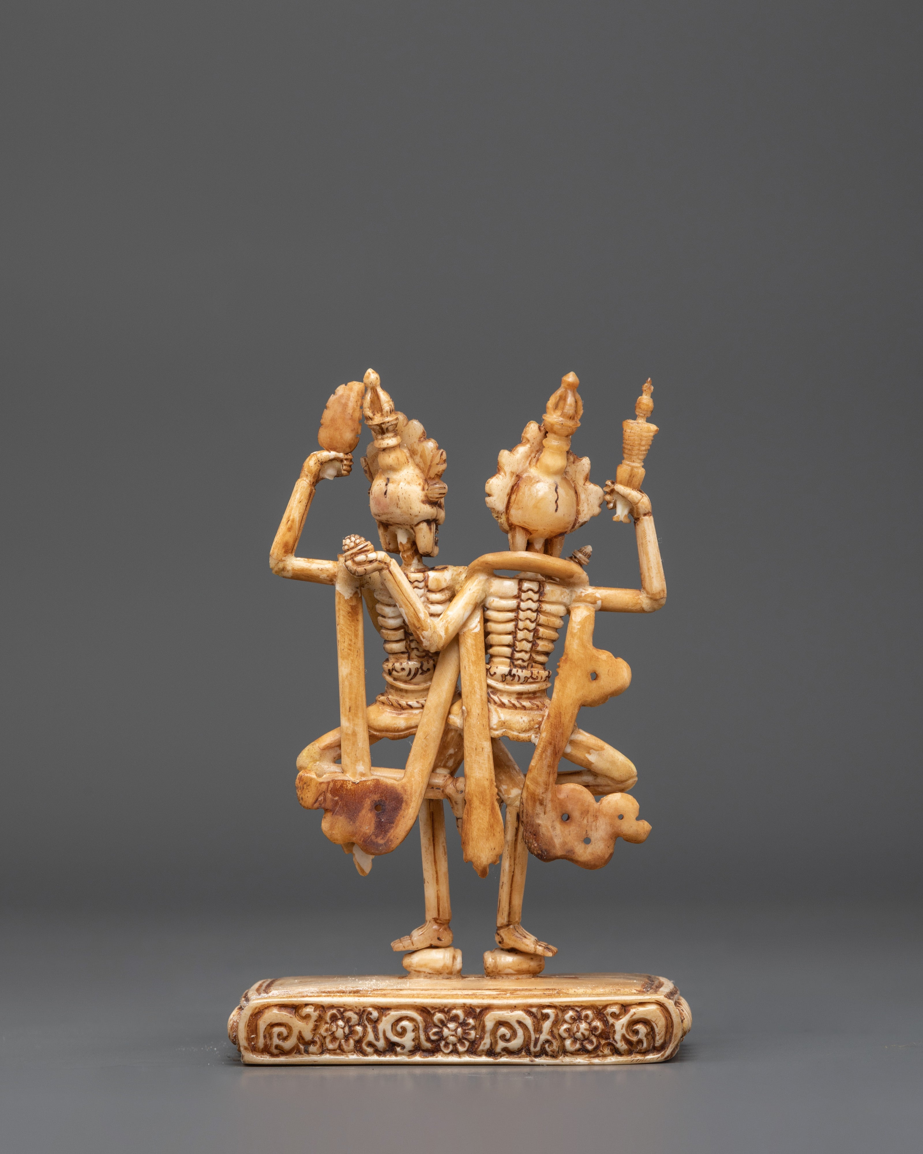 Chitipati Buddhist Protector Deity Bone Craving | A Buddhist Symbol of Protection