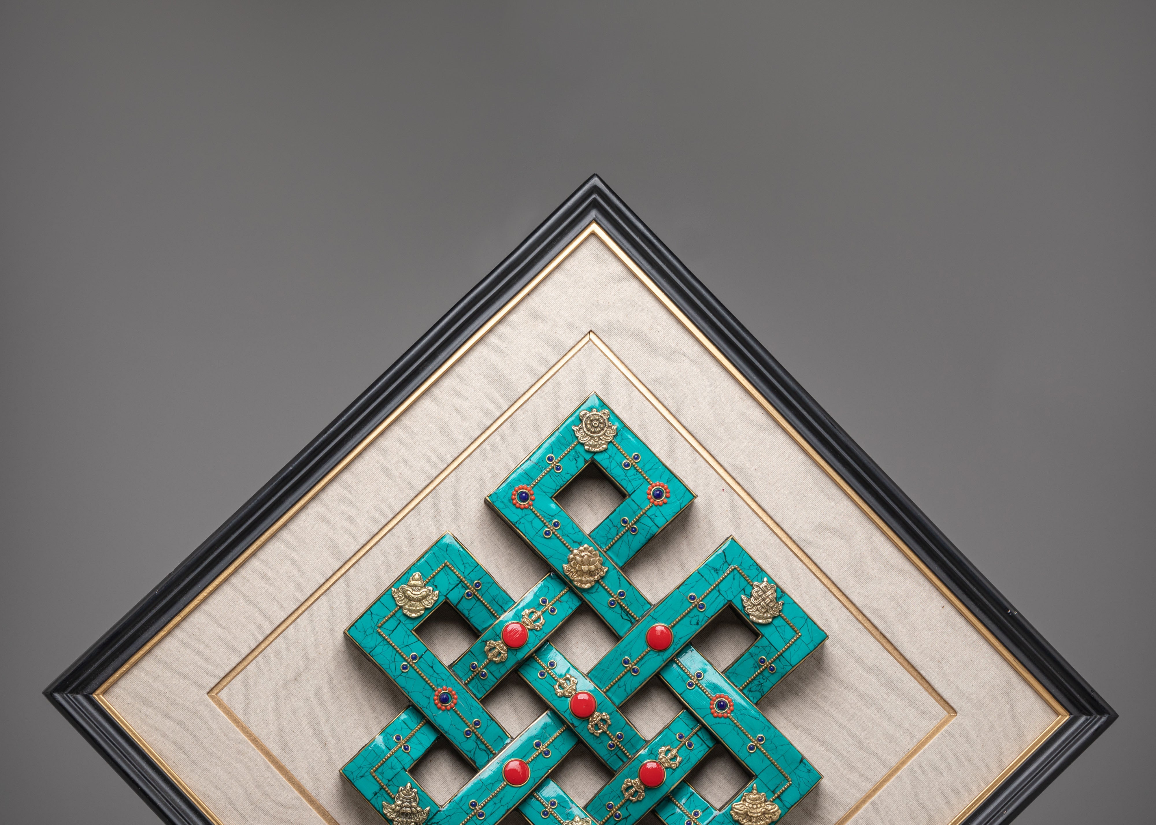 Handmade Endless Knot Wall Hanging | Spiritual Home Decor