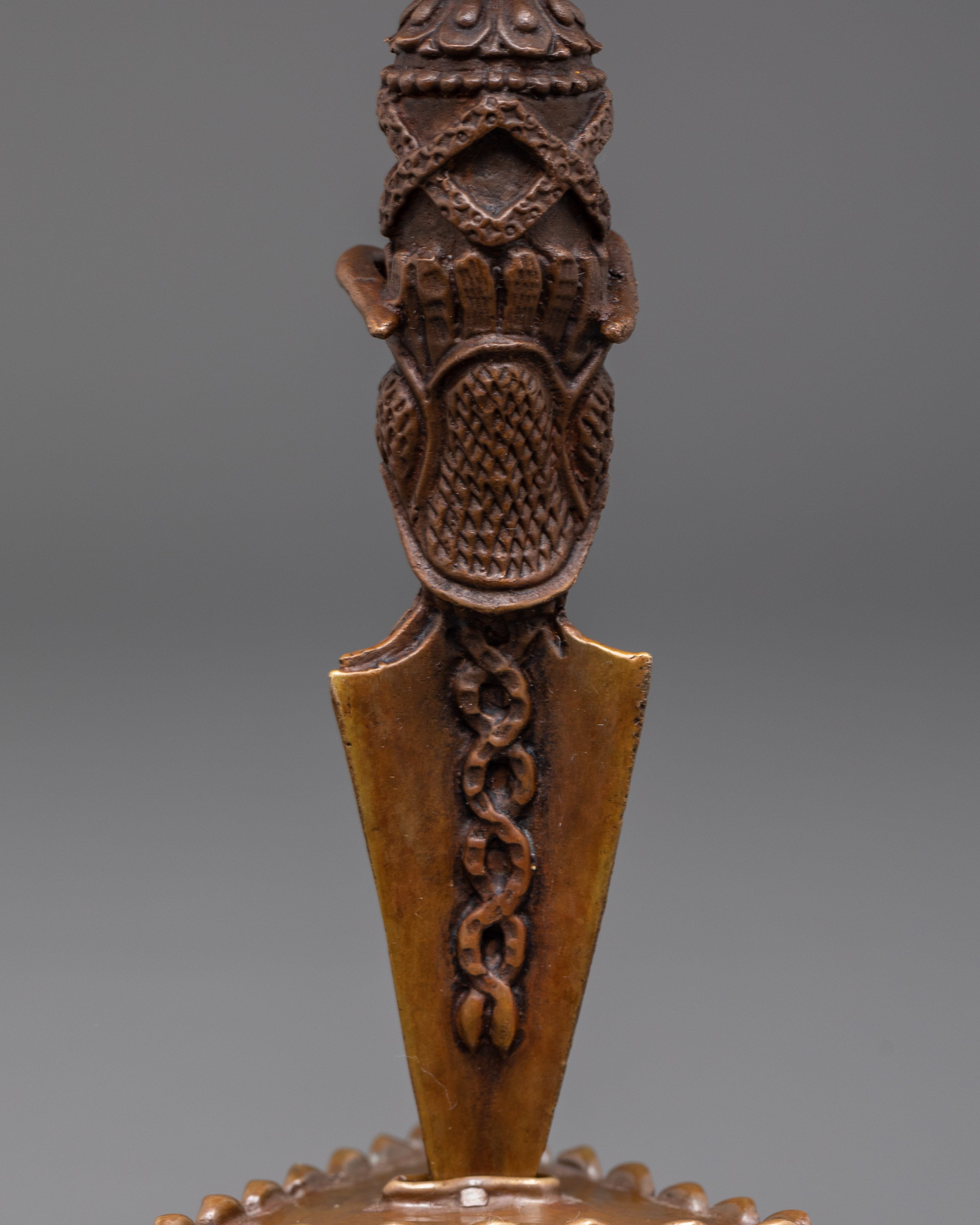 Sacred Tibetan Phurba with Ganesha | Handcrafted Ritual Dagger for Spiritual Protection