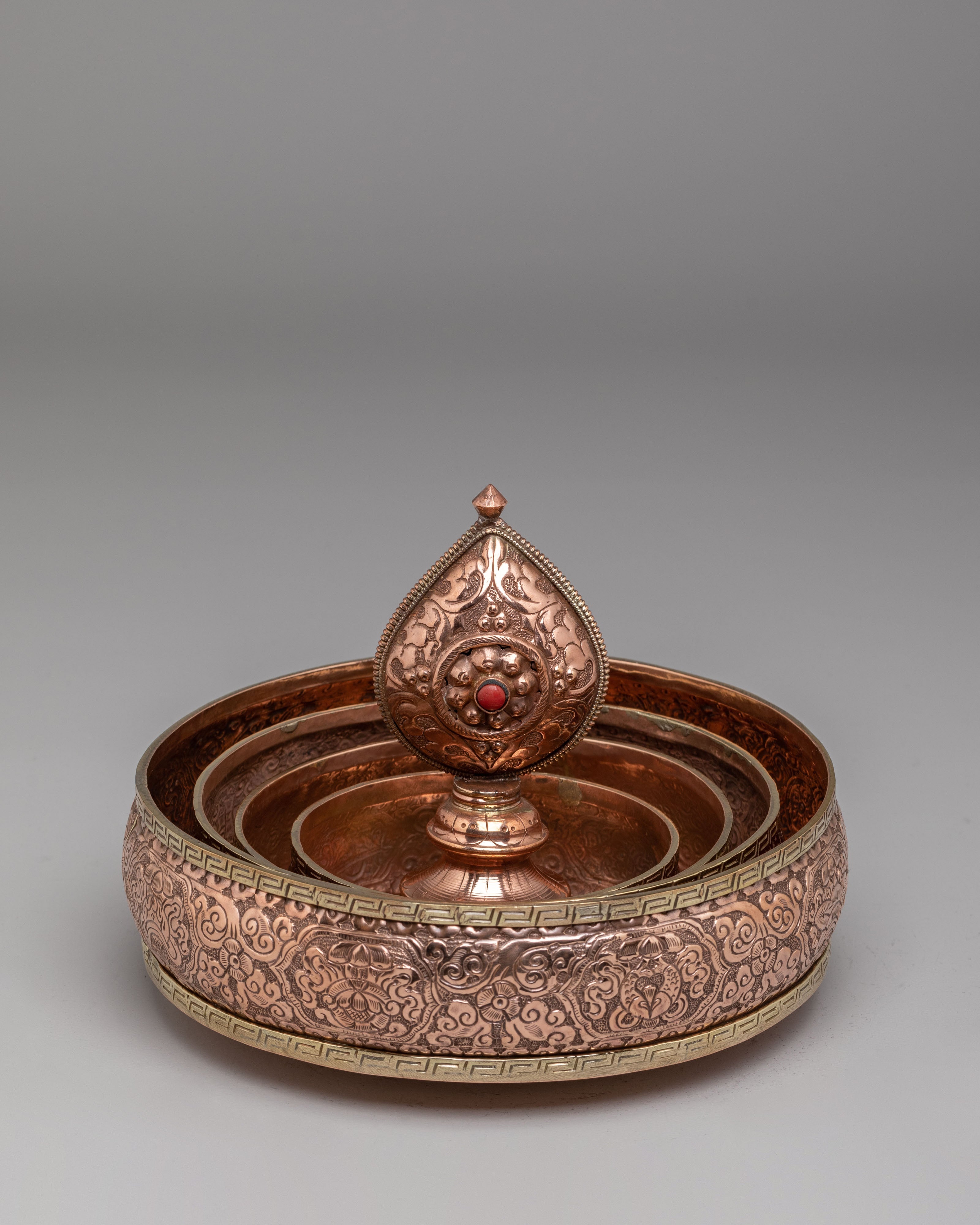 Tibetan Mandala for Sacred Offerings | Spiritual Decor