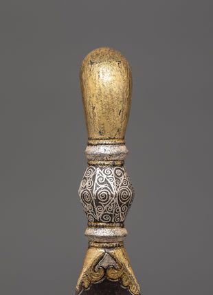 Brass Inlaid Phurba | Tibetan Dagger for Ritual Protection