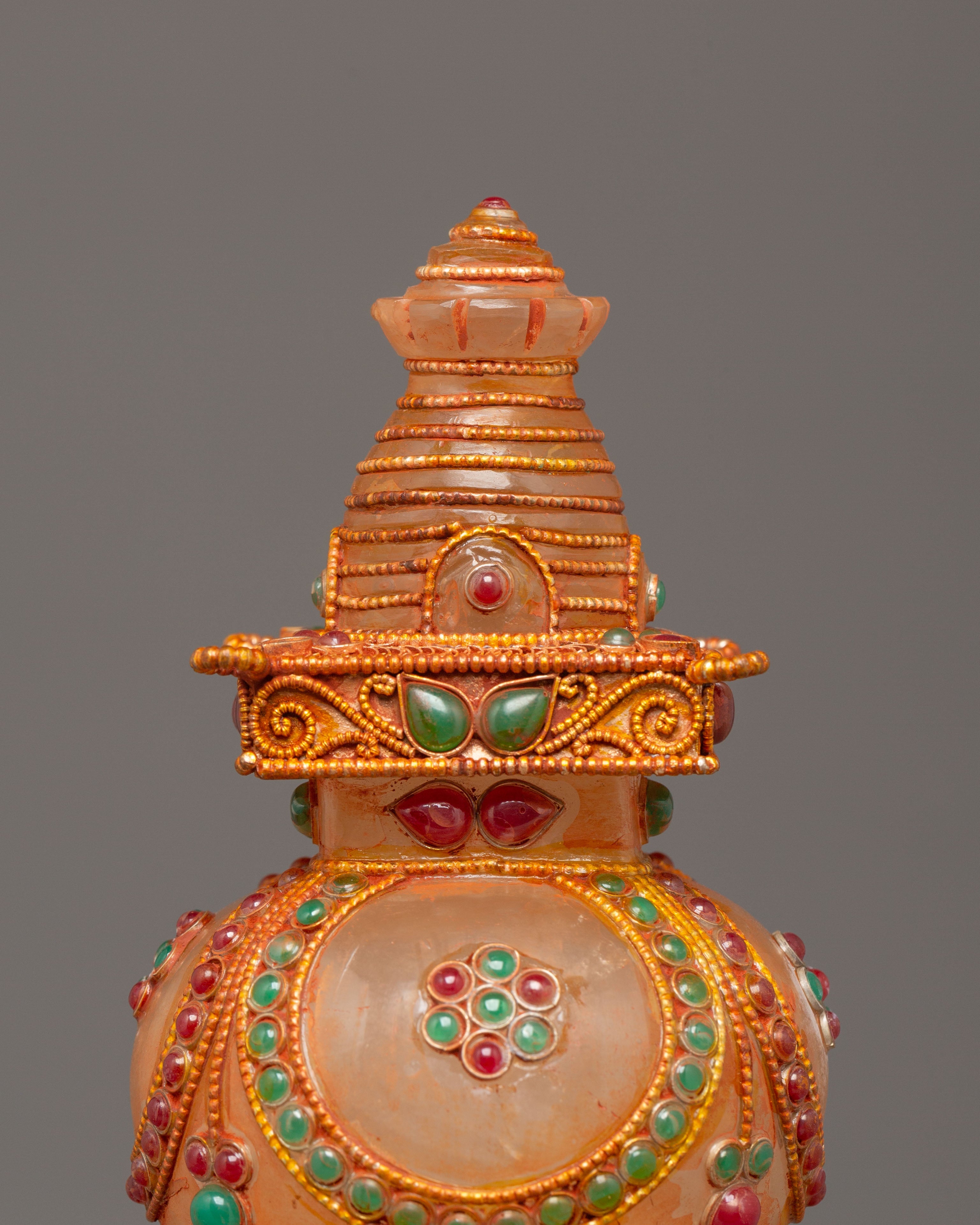Handcrafted Stupa for Ritual Ceremonies | Symbol of Wisdom