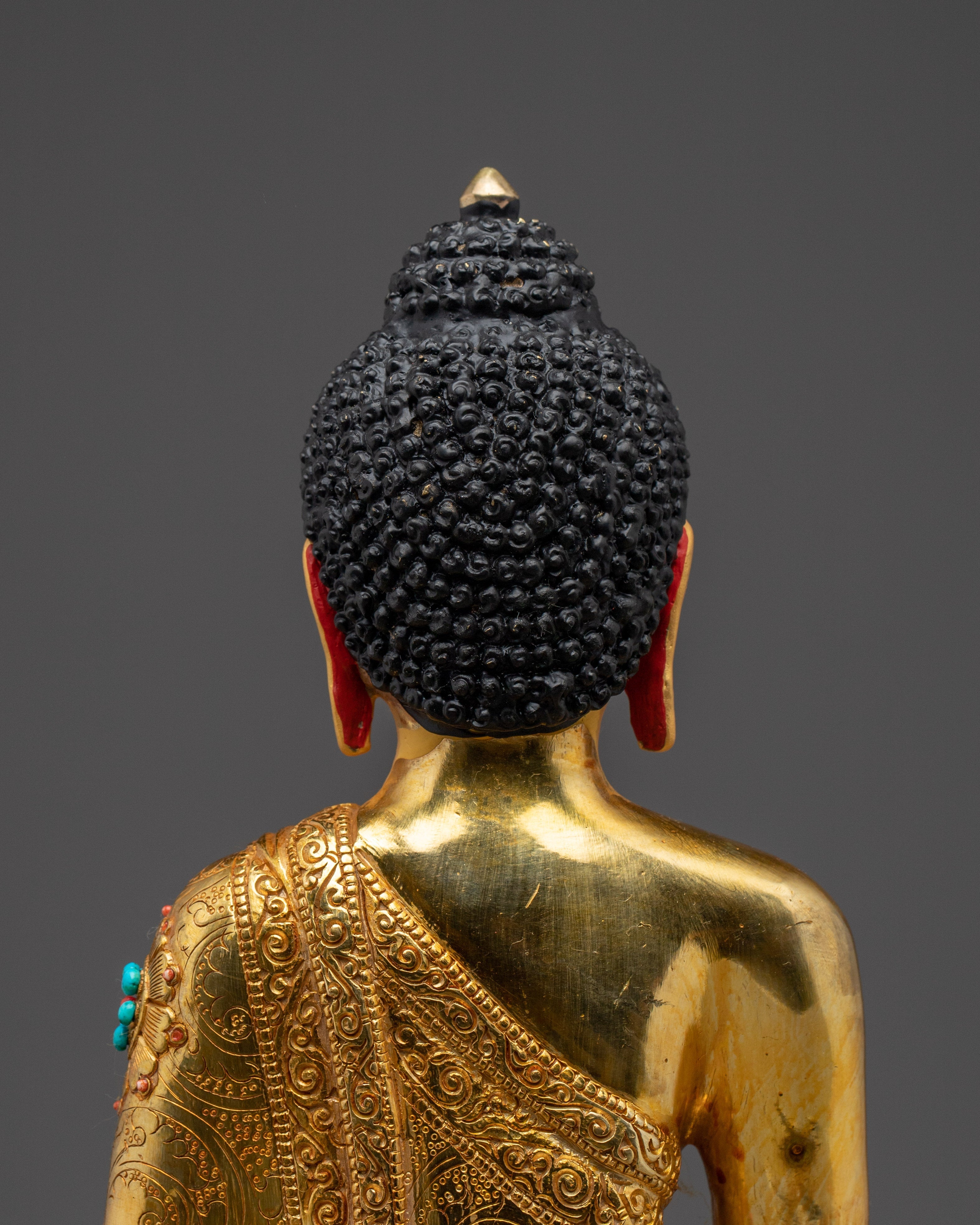 Medicine Buddha Healing Copper Statue | Bhaiṣajyaguru Himalayan Artwork