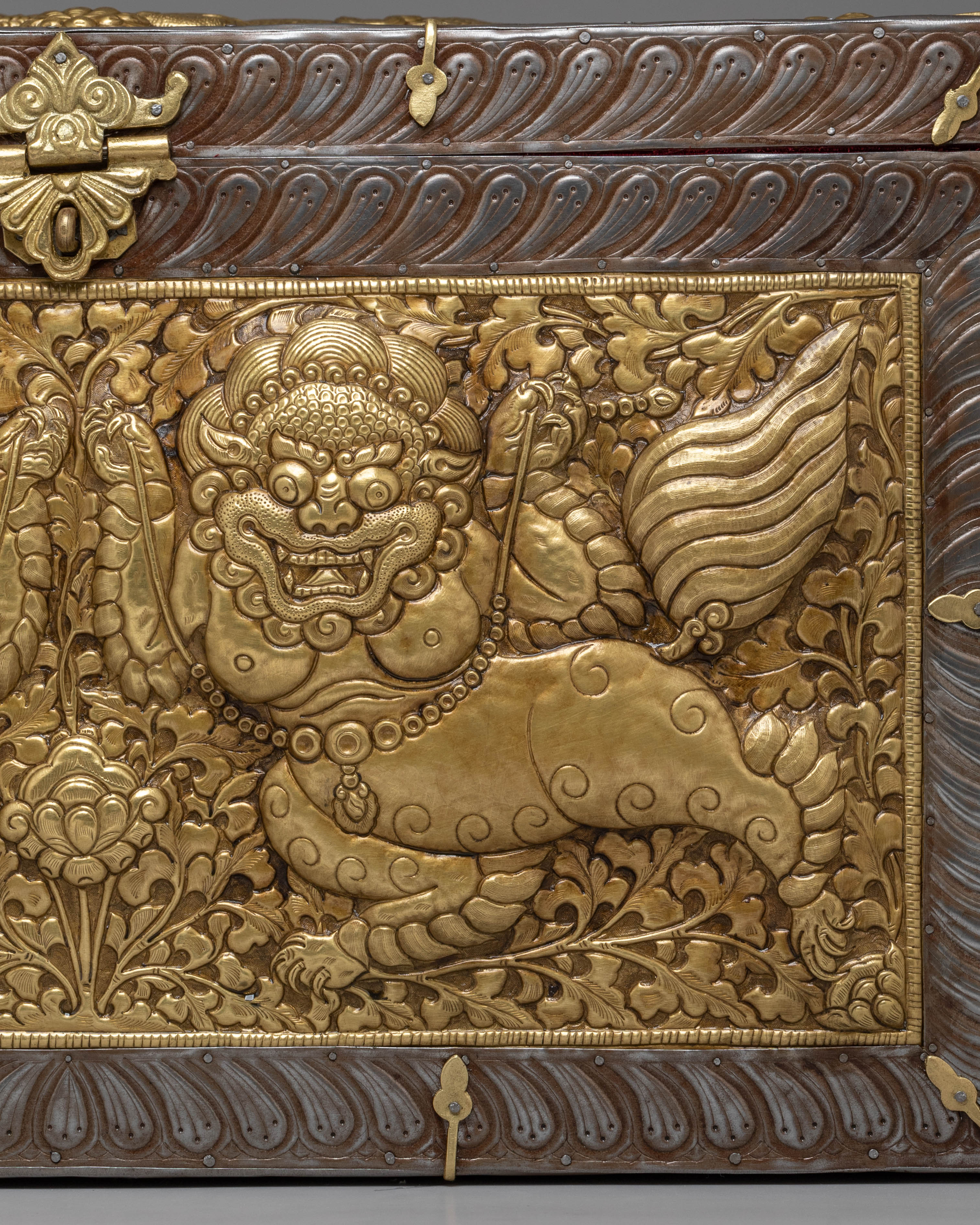 Handcrafted Tibetan Treasure Box | Copper Artwork